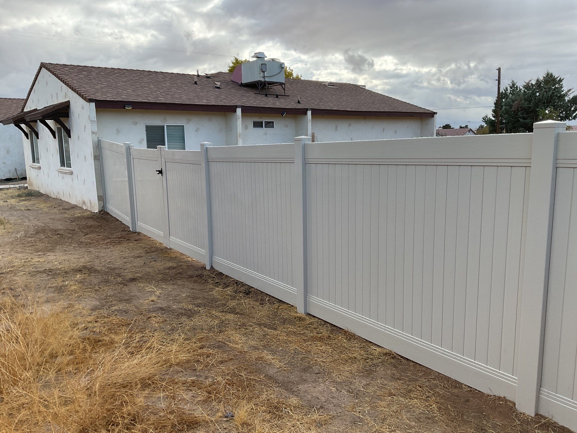 Fence Installation using Vinyl by Fence Guys Inc. 