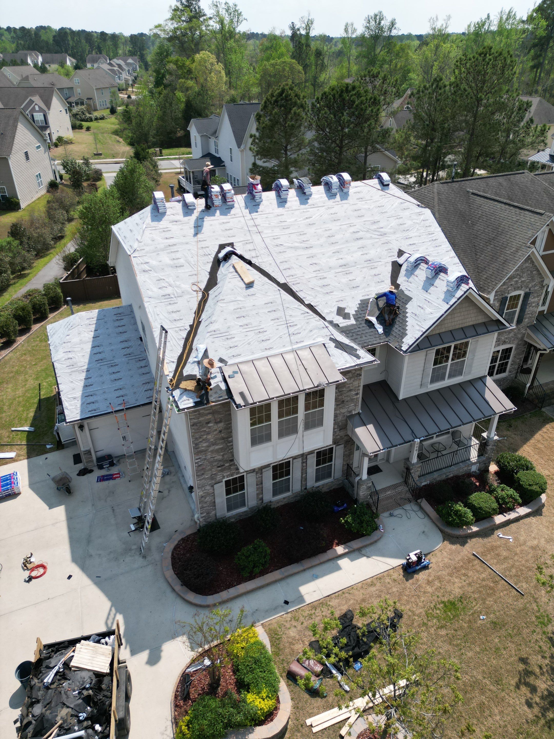 Roof Replacement - GAF Timberline HDZ Pewter Gray  by Pro Performance Roofing
