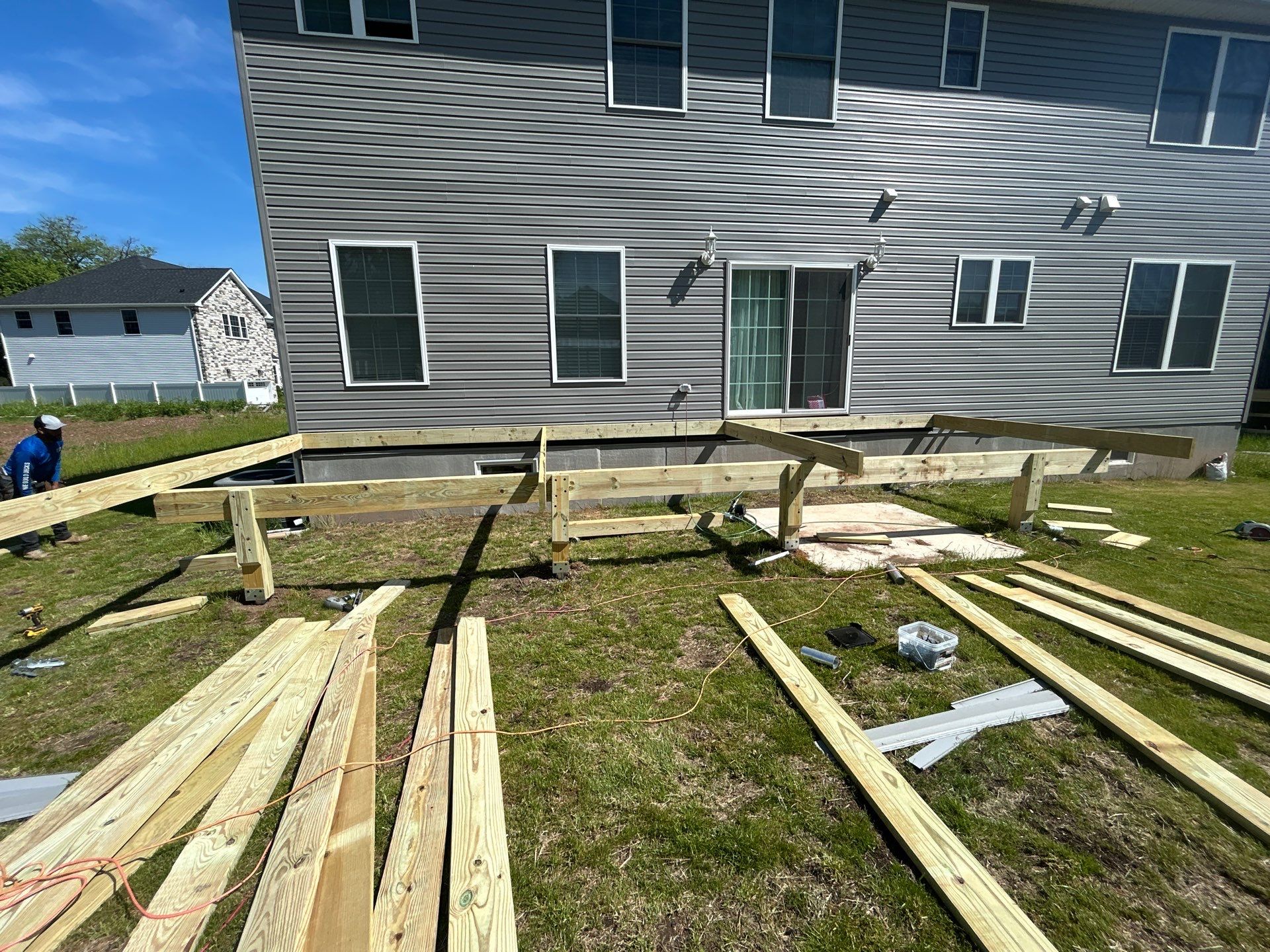 New Deck in Piscataway, New Jersey by deck guardian