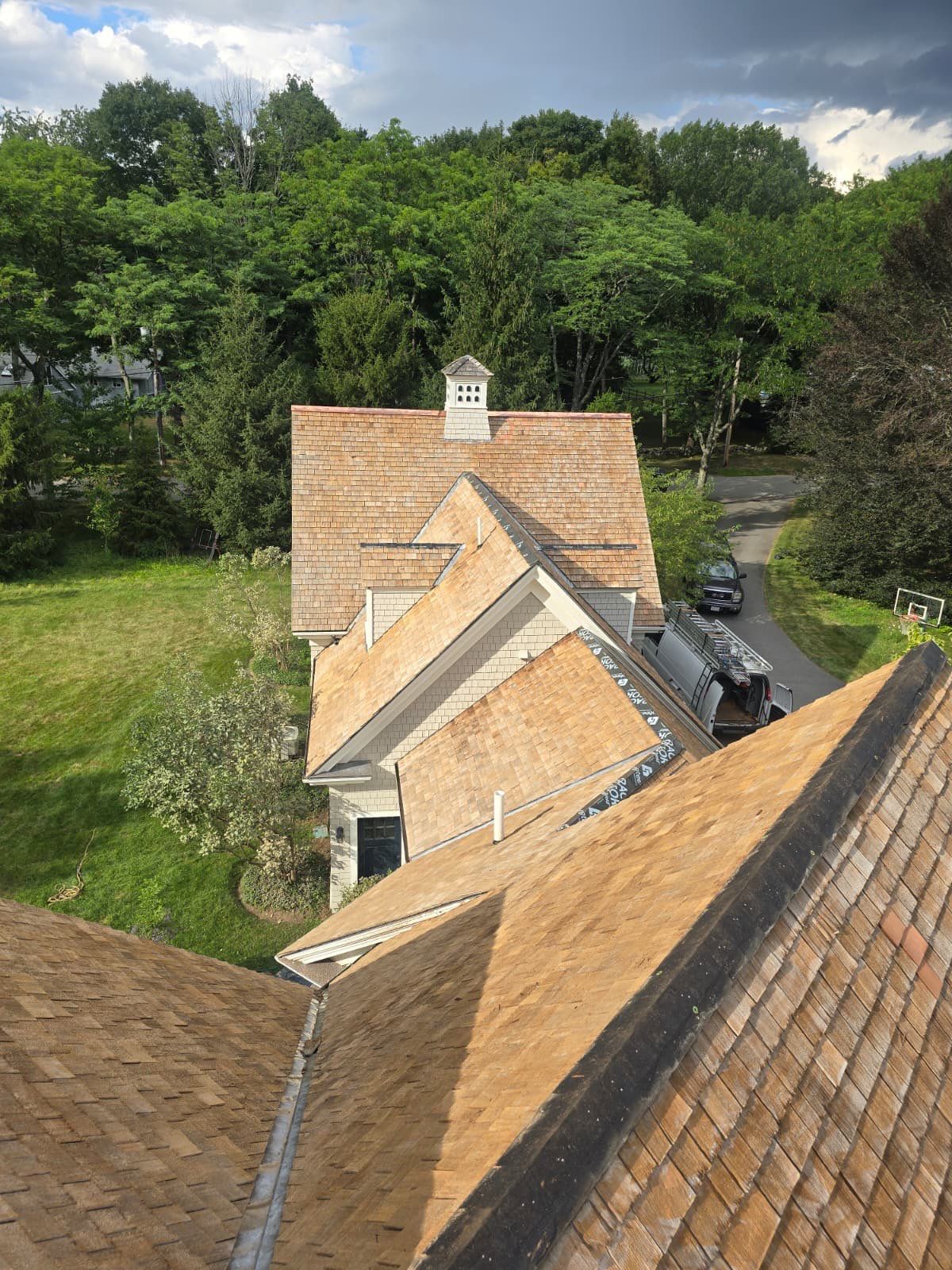Cedar Shake Roof Restoration by Mighty Dog Roofing of Greater Middlesex County