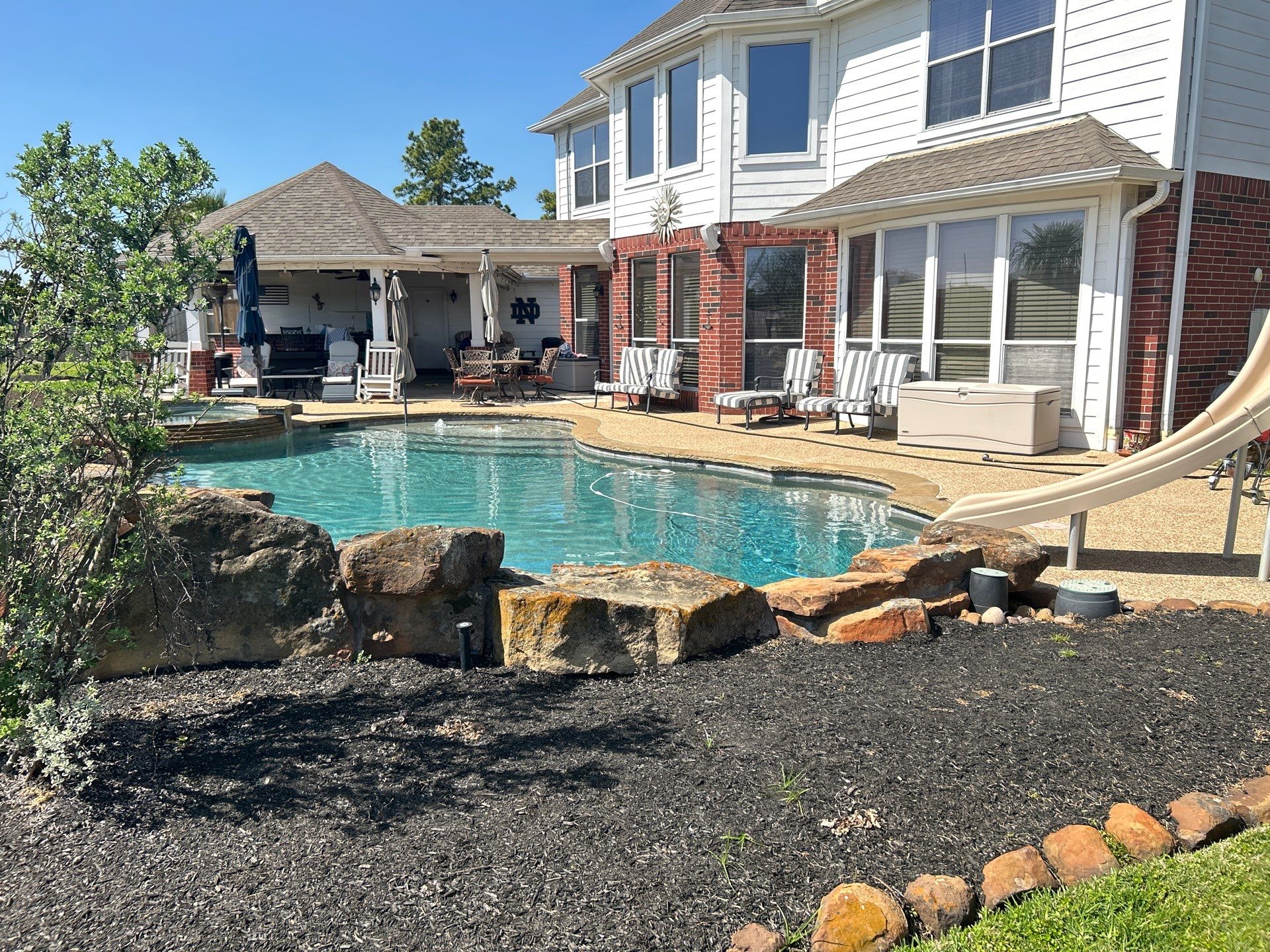 🌿 Larry Caudillo’s Poolside Landscape Revamp by Texas Urban Elements