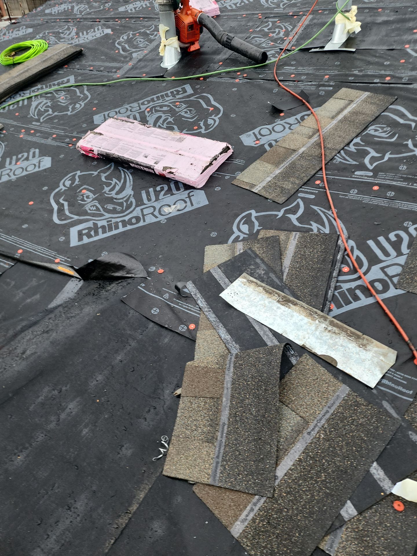 Residential Roofing Installation using Owen's Corning Duration (Lifetime) Shingles by Roof Repair Company