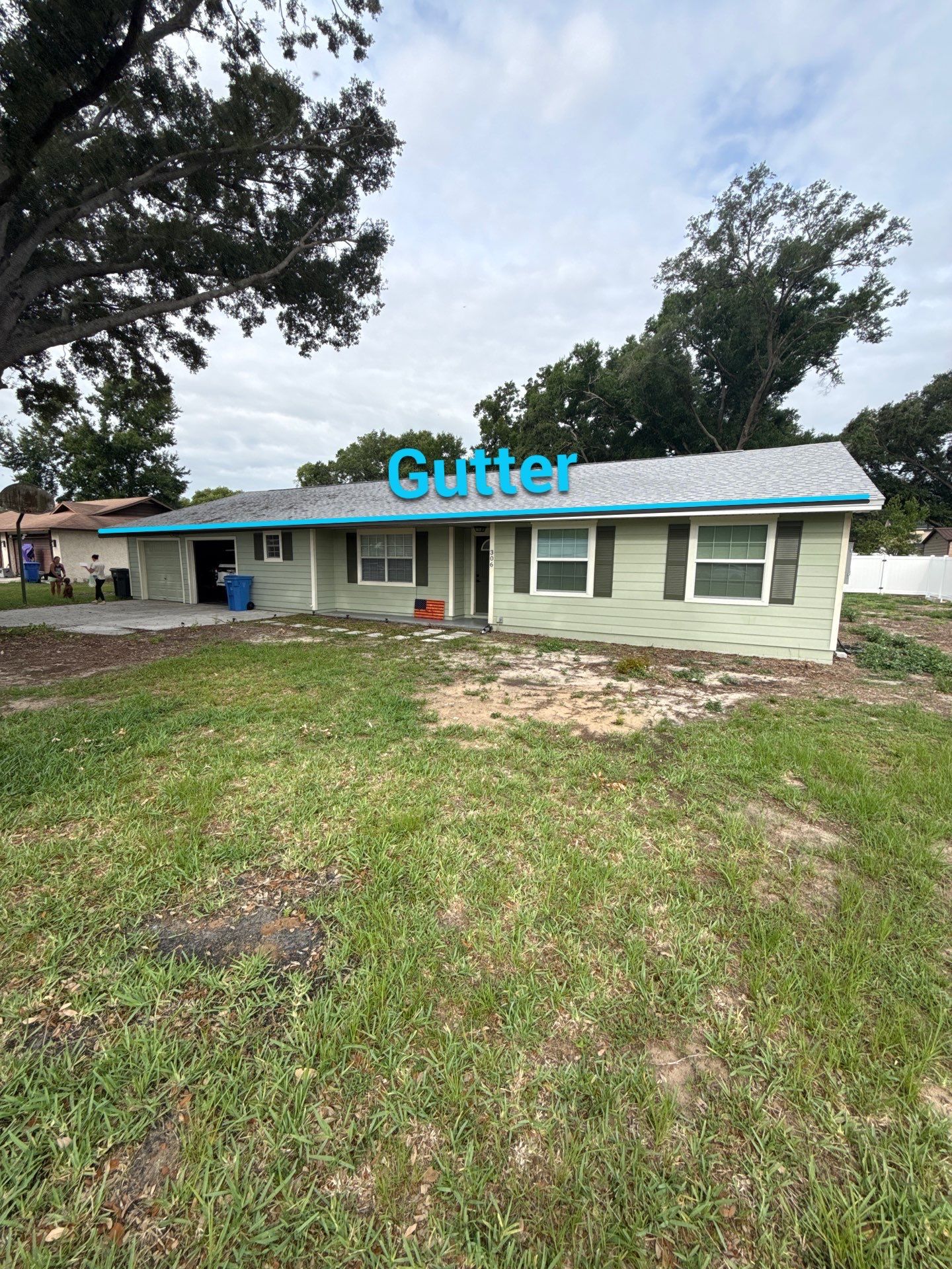 6-inch Cameo Gutters using K-Style Seamless Gutters in Saffner FL by Gutter Professors