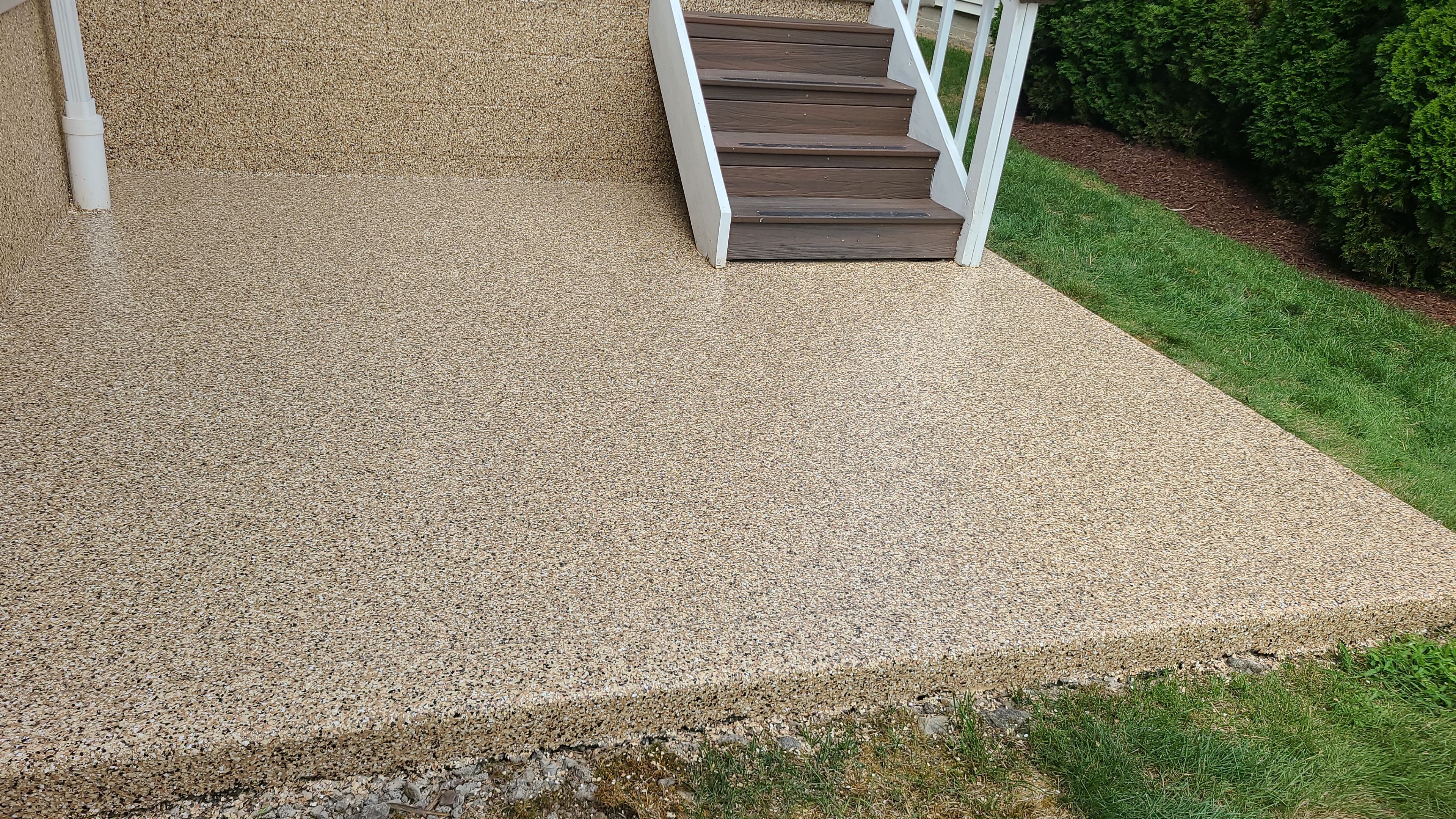 Patio in Sandstone - Poland, OH by Alexander Concrete Coatings