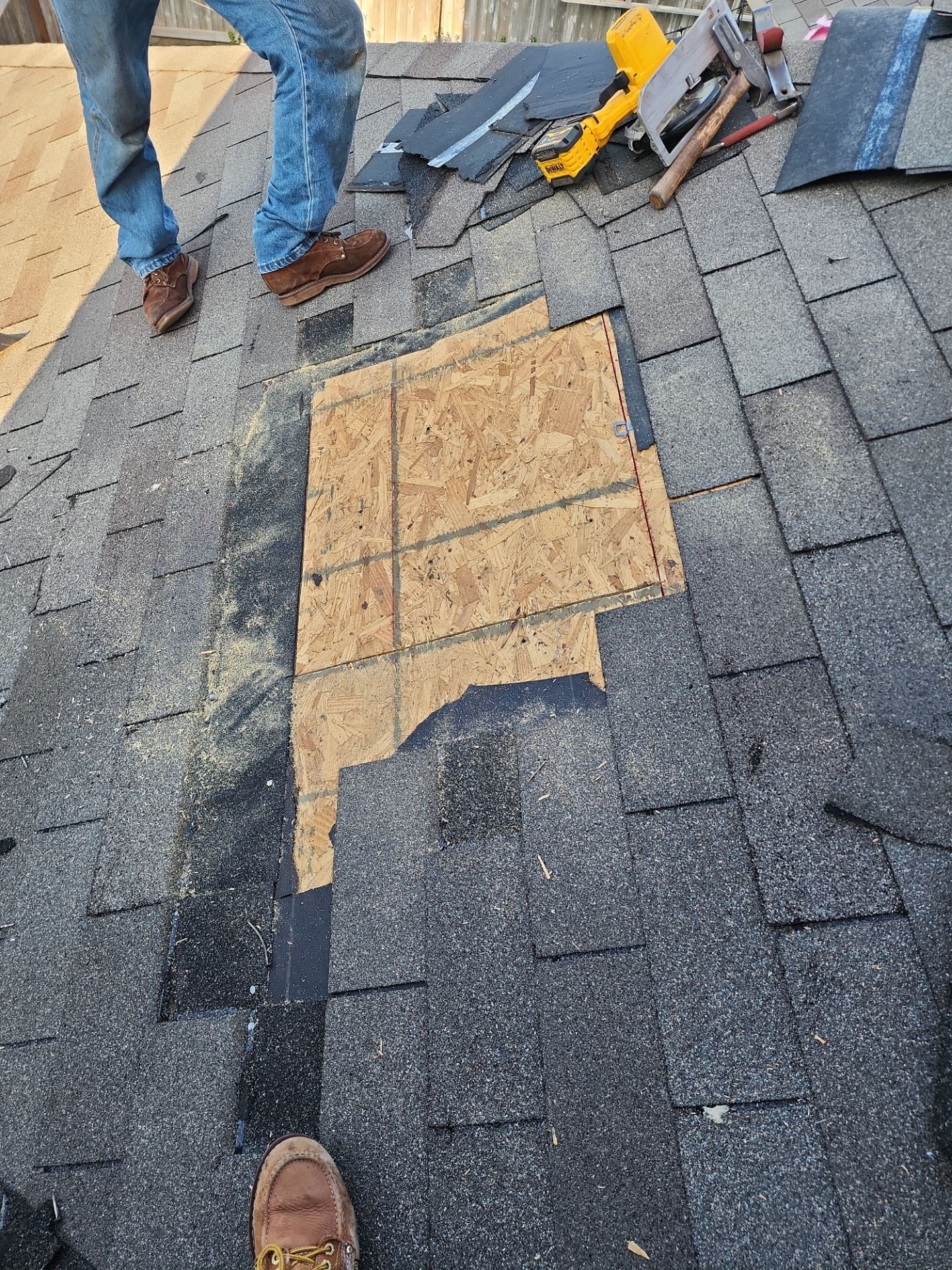 Residential Roofing Repair using Owen's Corning Duration (Lifetime) Shingles by Roof Repair Services LLC