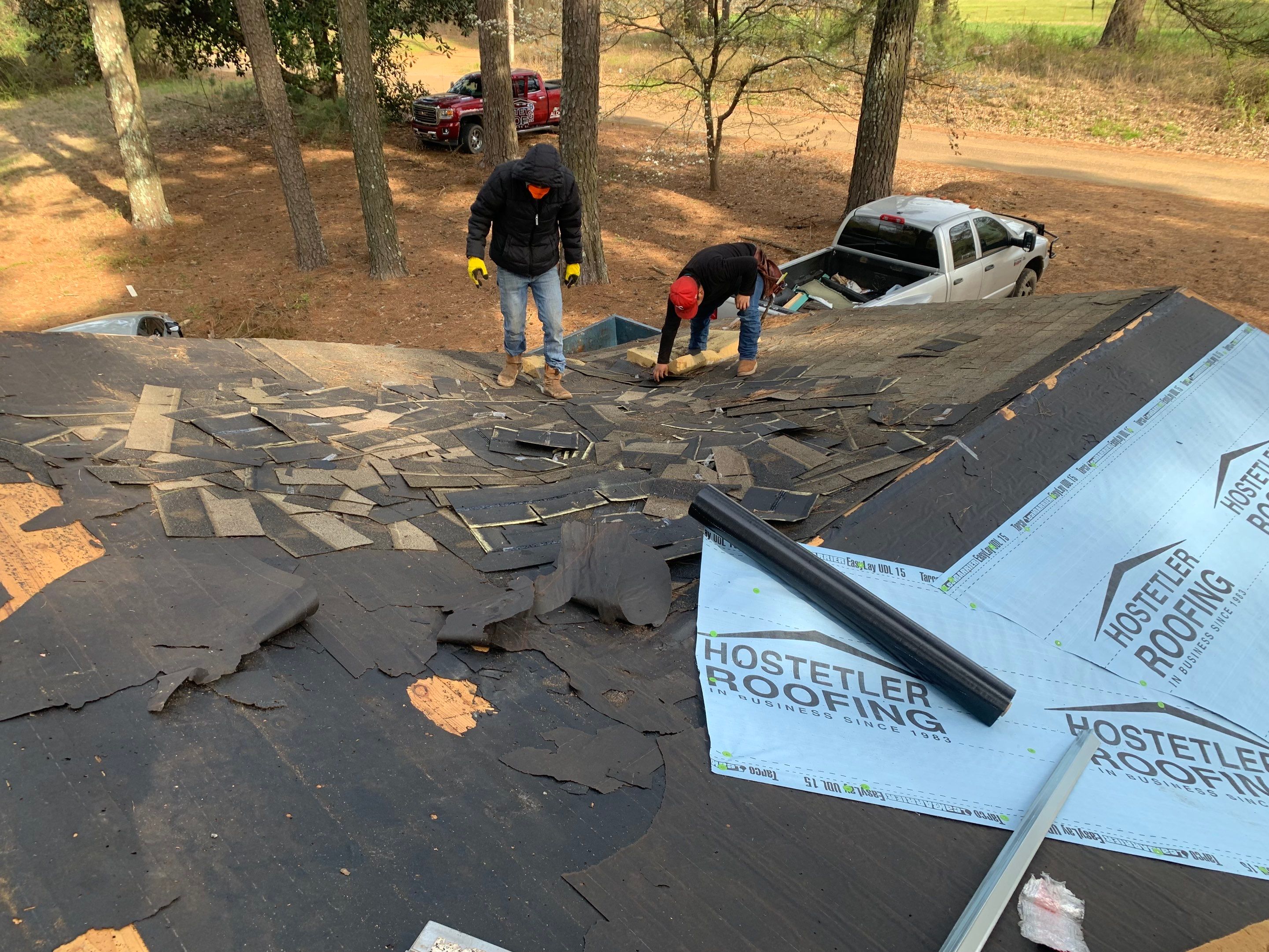 Residential Shingle Reroof using Certainteed Landmark 3-Tab by Hostetler Roofing