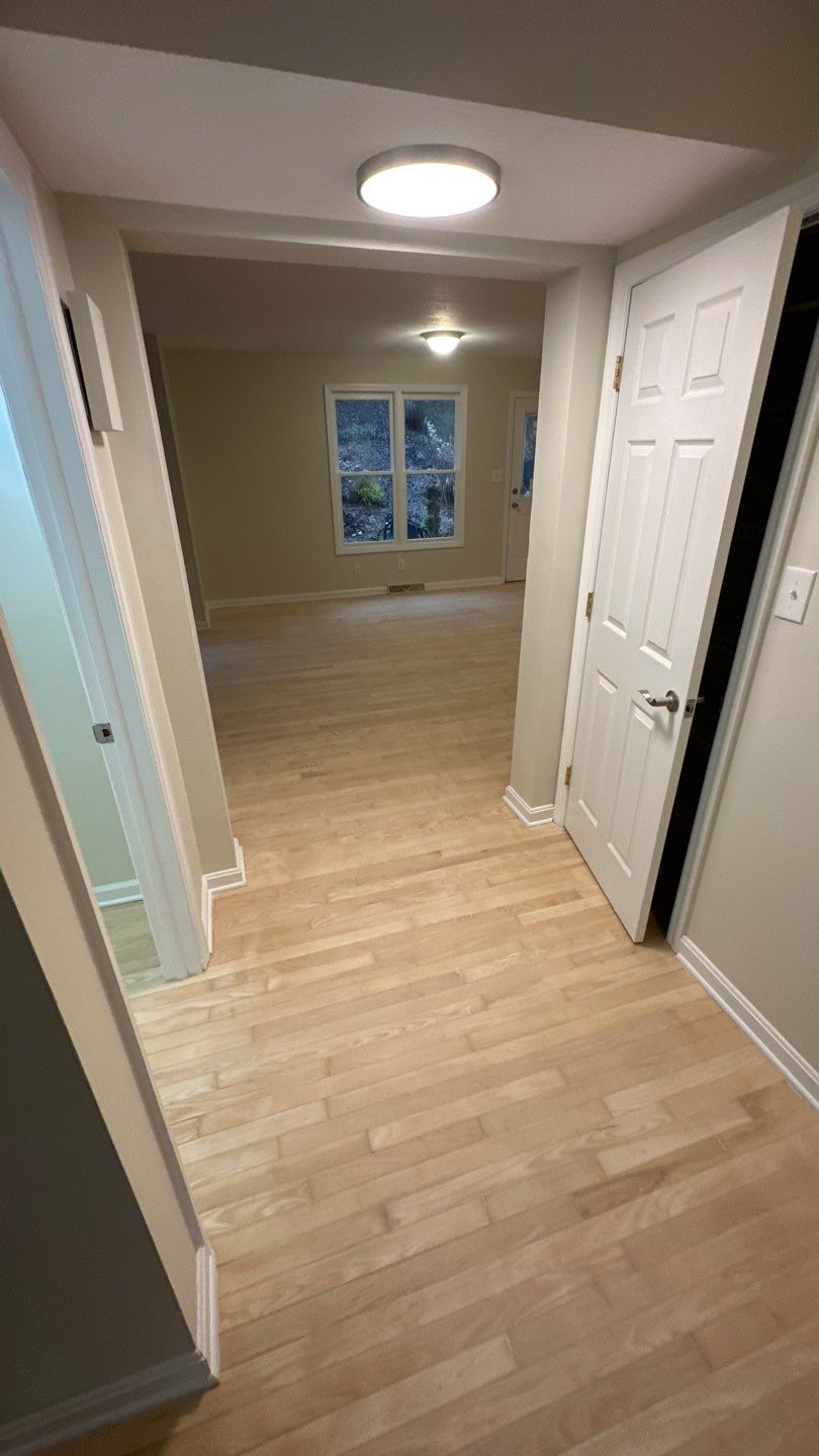 Hardwood Refinishing Project in Canonsburg by Floors in a Day, Inc