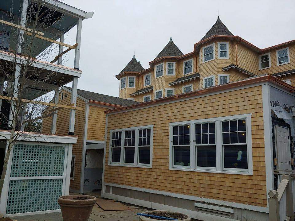 6″ Copper Gutter Installation At The Harbor View Hotel! by Gutter Pro Enterprises