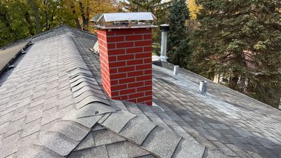 Metal chimney housing replacement