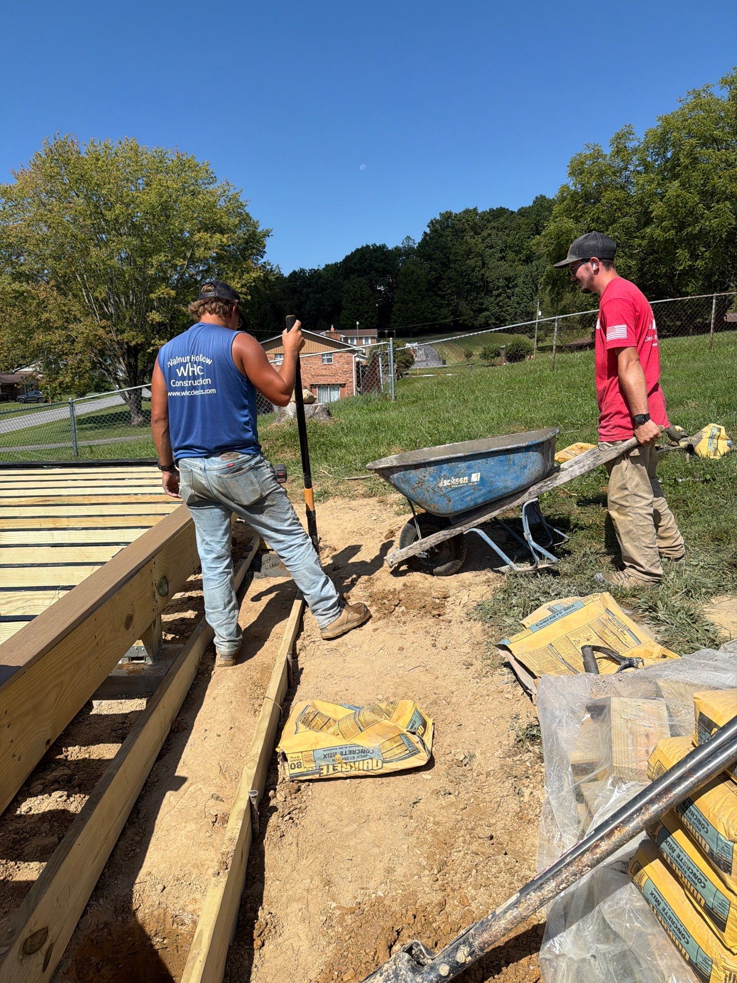 Composite Deck Replacement and Metal Railing Installation in Beckley by Walnut Hollow Decks & Outdoor Living