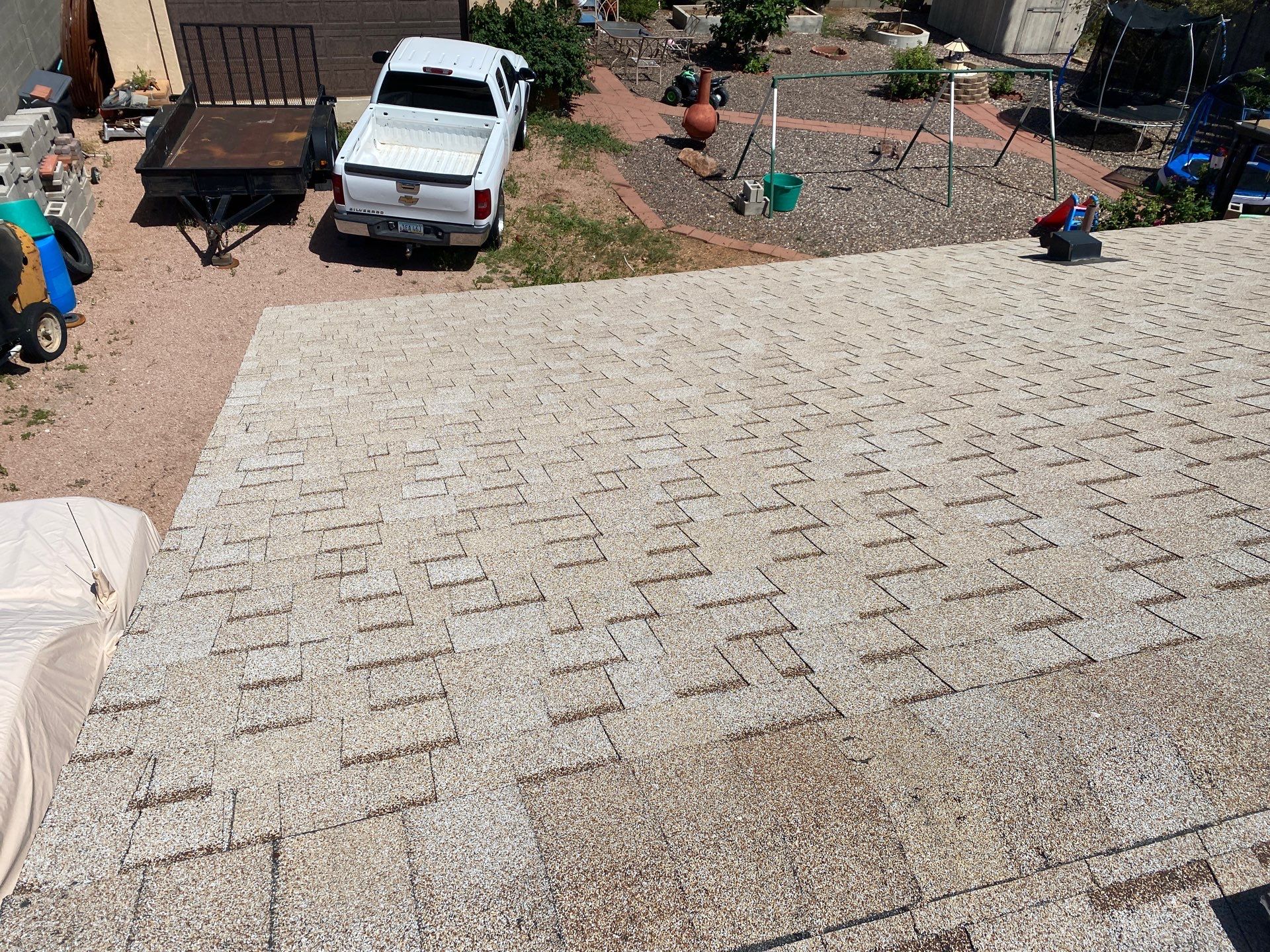 Sand Castle Shingles by Reimagine Roofing