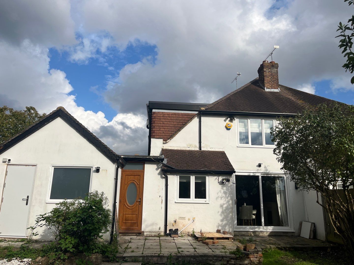 Roof and Driveway cleaning using Honda 15lpm Low Pressure Washing Machine by Ges Exterior Cleaning ltd