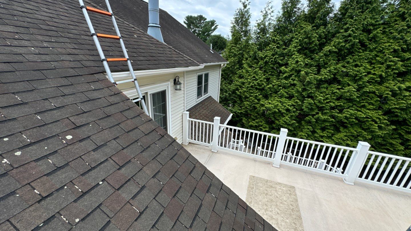McLean: Residential Roof Installation with Landmark Pro Designer Shingles in Max Def Moire Black by RM Banning, Inc.
