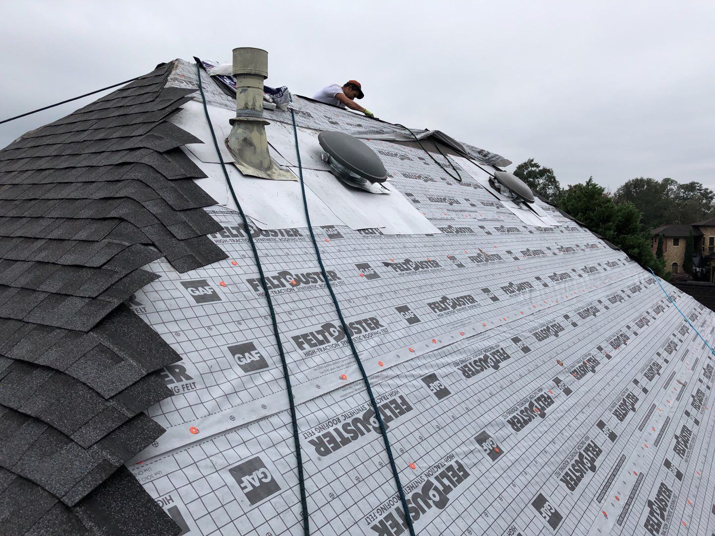 Residential Roofing Installation using Roof Replacement by American Roofing & Construction LLC