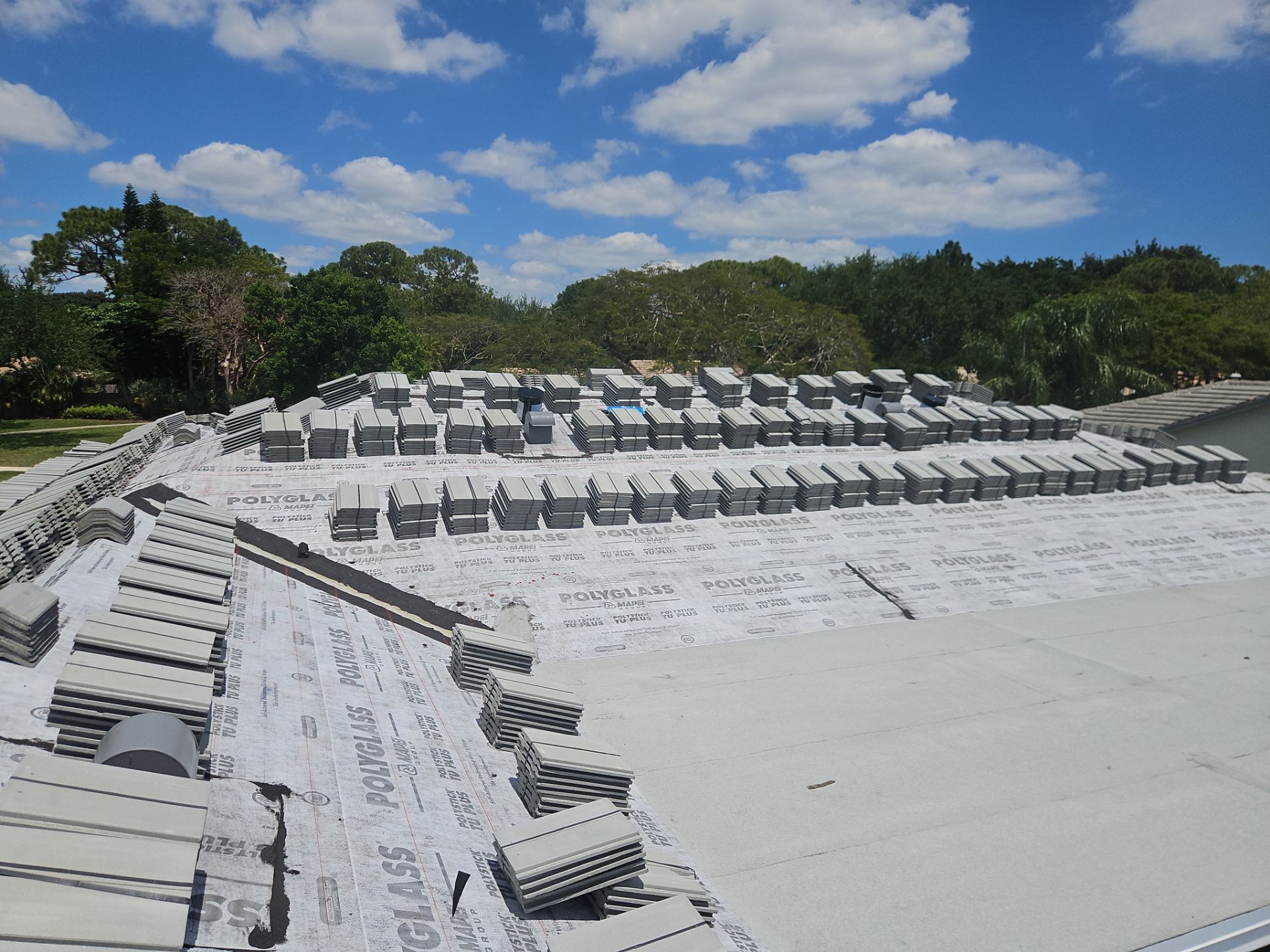 Residential Roofing Installation using WestLake Roofing Tile by BLUES BROTHERS CONSTRUCTION CORP