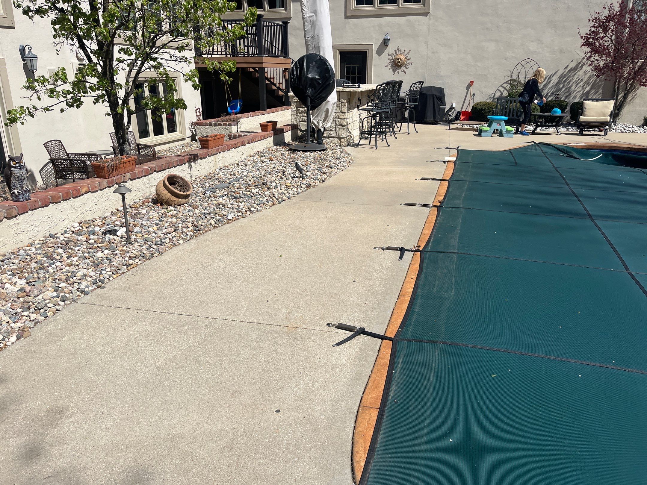 Pool Deck & Patio Resurface - Overland Park, KS by Big Red Decorative Concrete, LLC