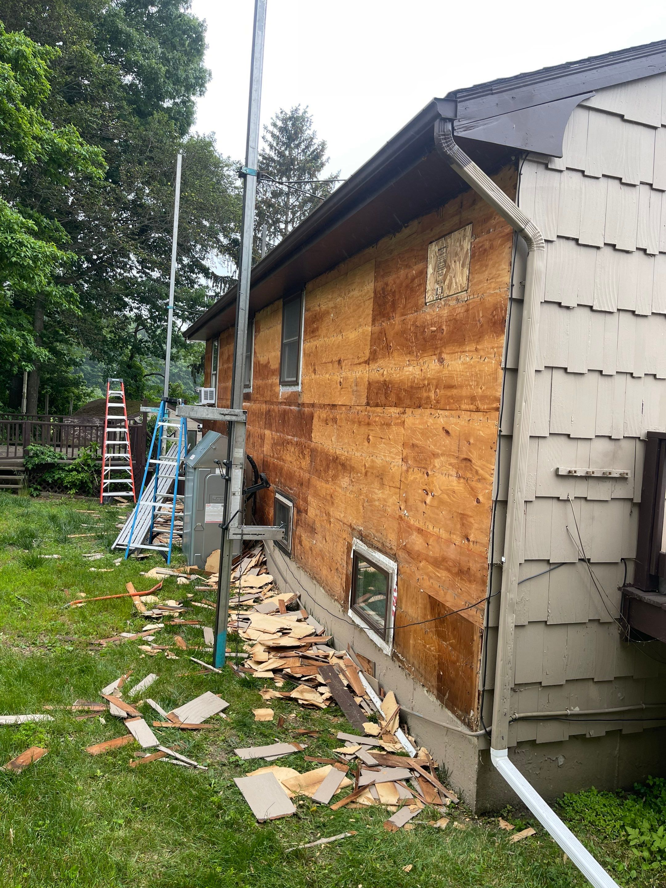 Siding Installation using Certainteed Monogram Seagrass by A Plus Exterior