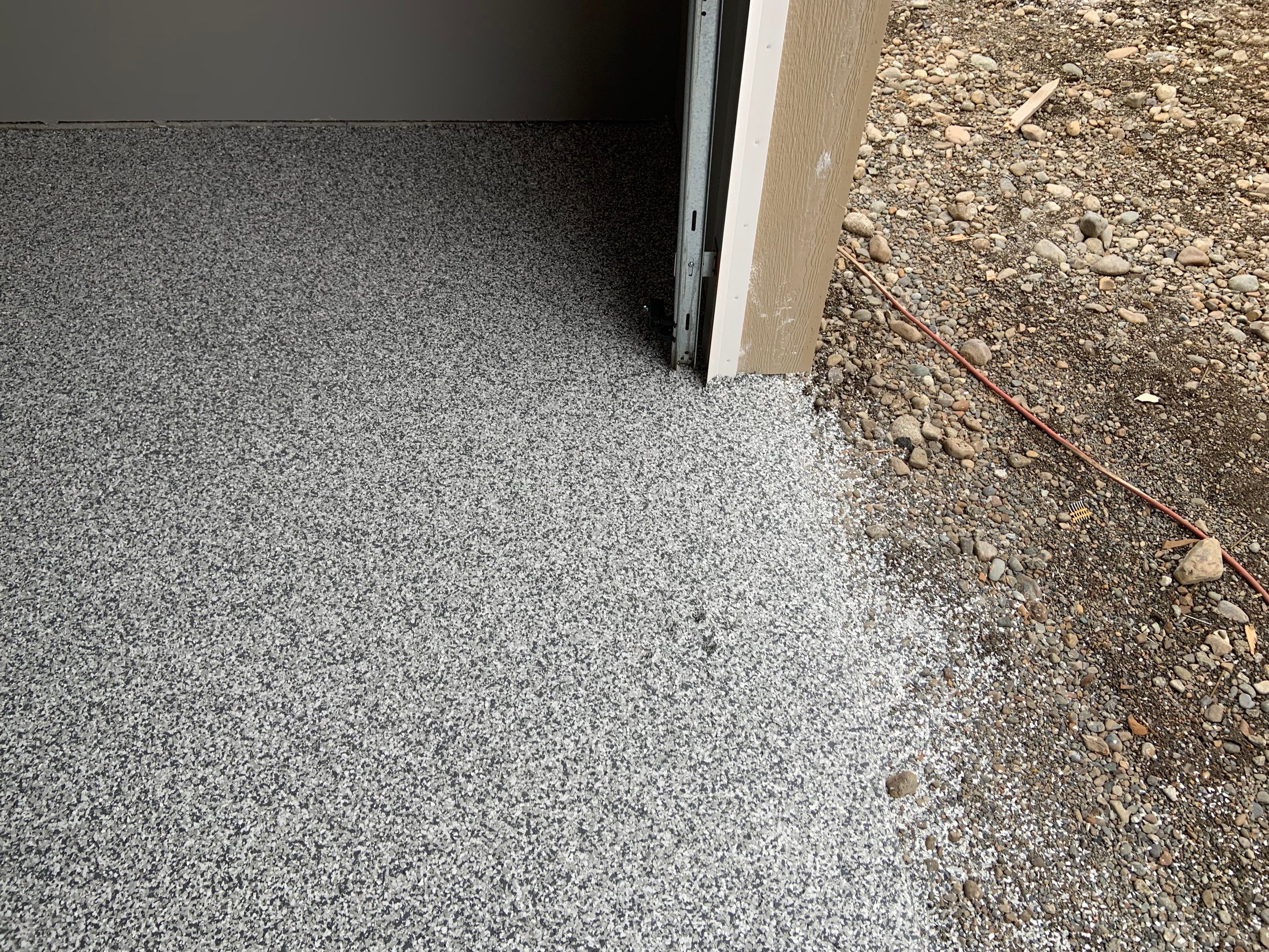 Shop Transformation using Slate Stone by Croc Coatings, LLC