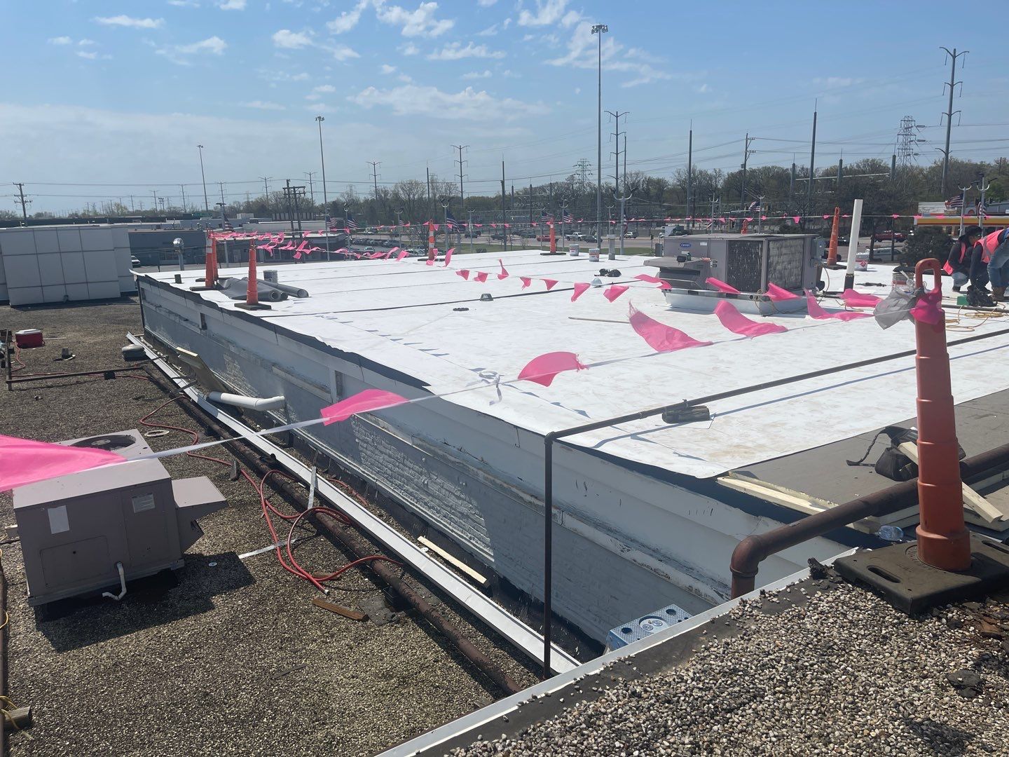 Ford Dealership - Re-Roof by Pink Roofing
