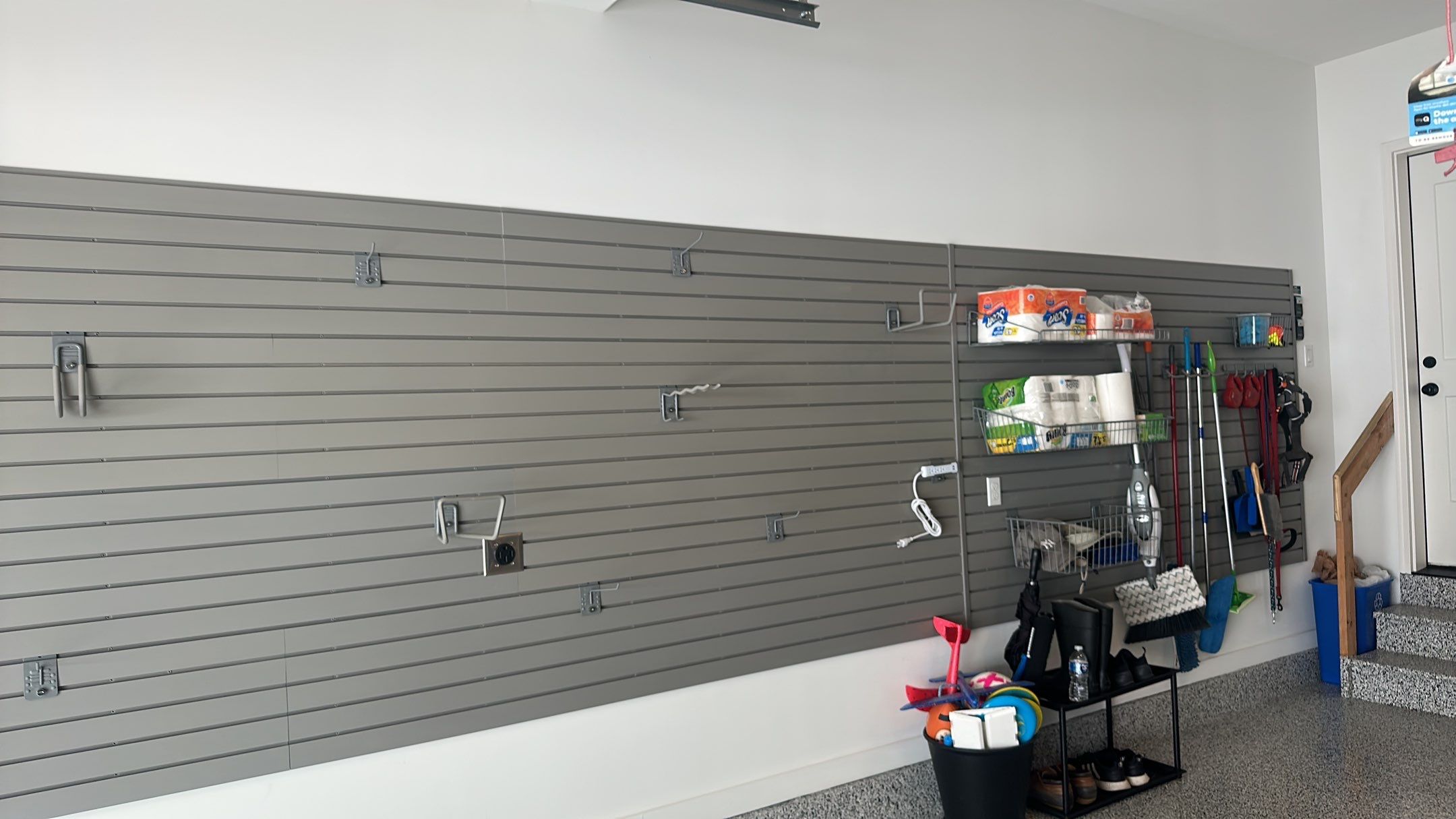 Jeanne E. transformed her garage with cabinets and a Banner Garage Floor by Banner Garage