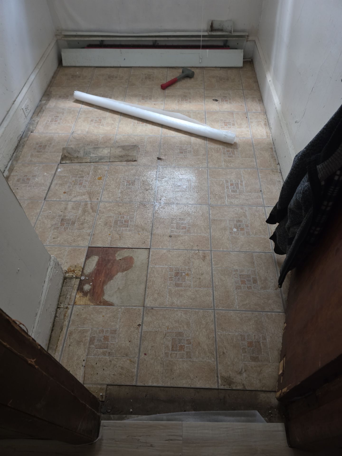 Interior Renovation in Progress at a Multi-Story New Haven Home by Diamond Image LLC