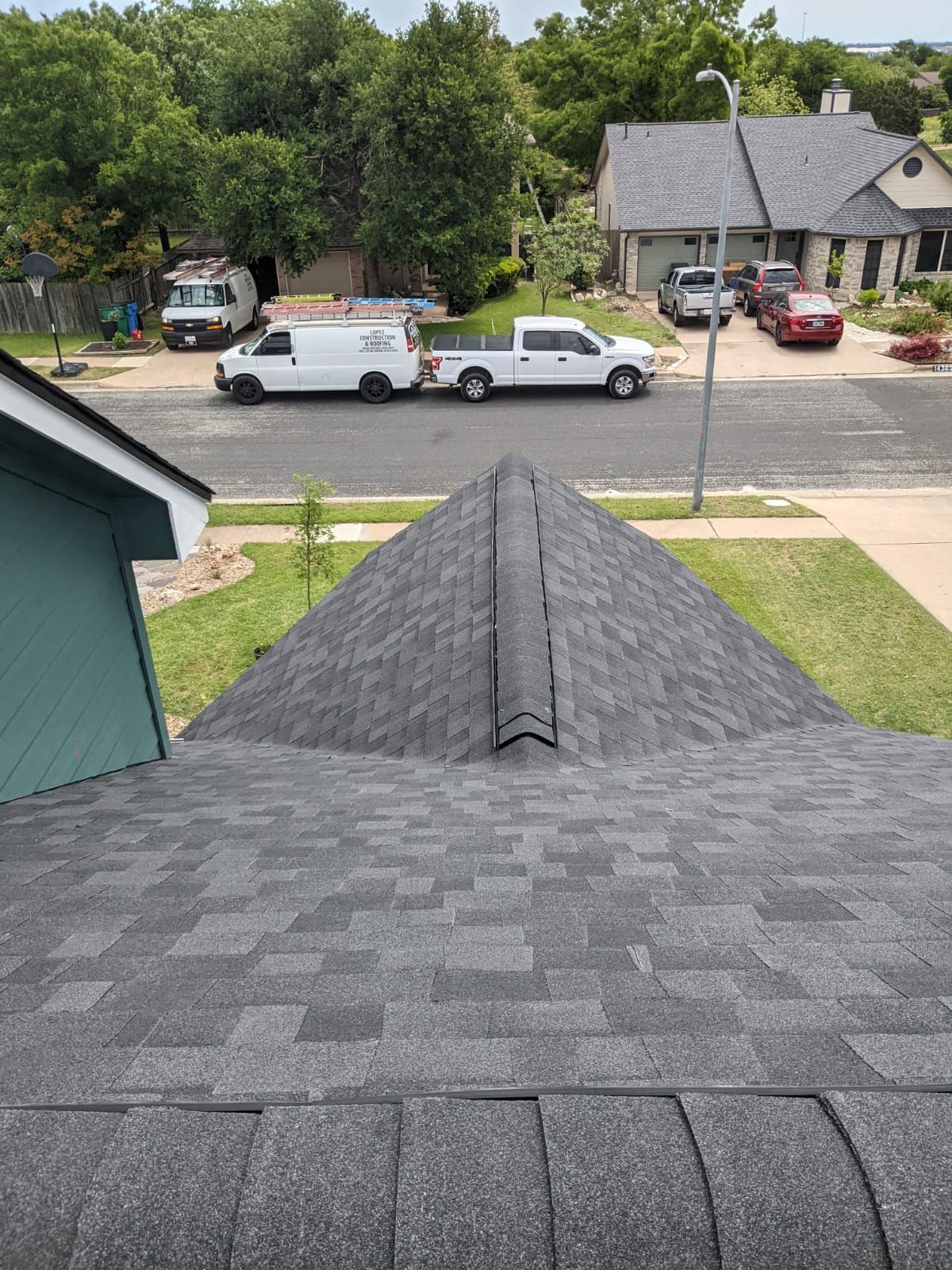 Residential Roofing Installation using Owens Corning Duration Tru Def Onyx Black by DeZign Roofing & Exteriors
