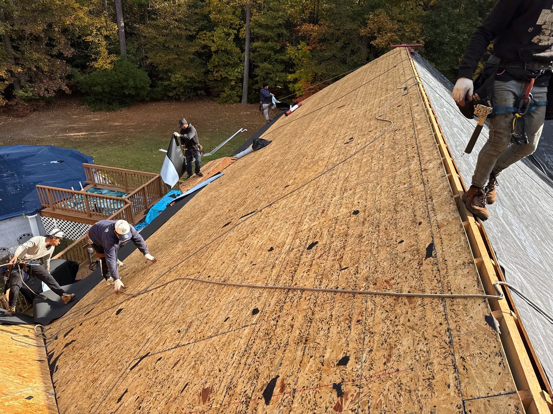 Mathews Residential Roof Replacement Using Owens Corning Duration Shingles by Cade Construction