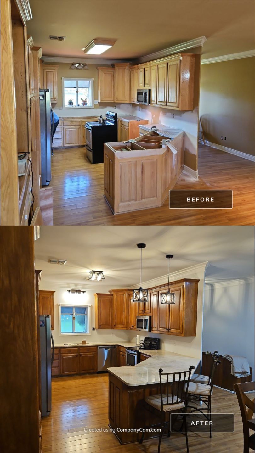 Kitchen and Living Room Remodel  by Freshcoat