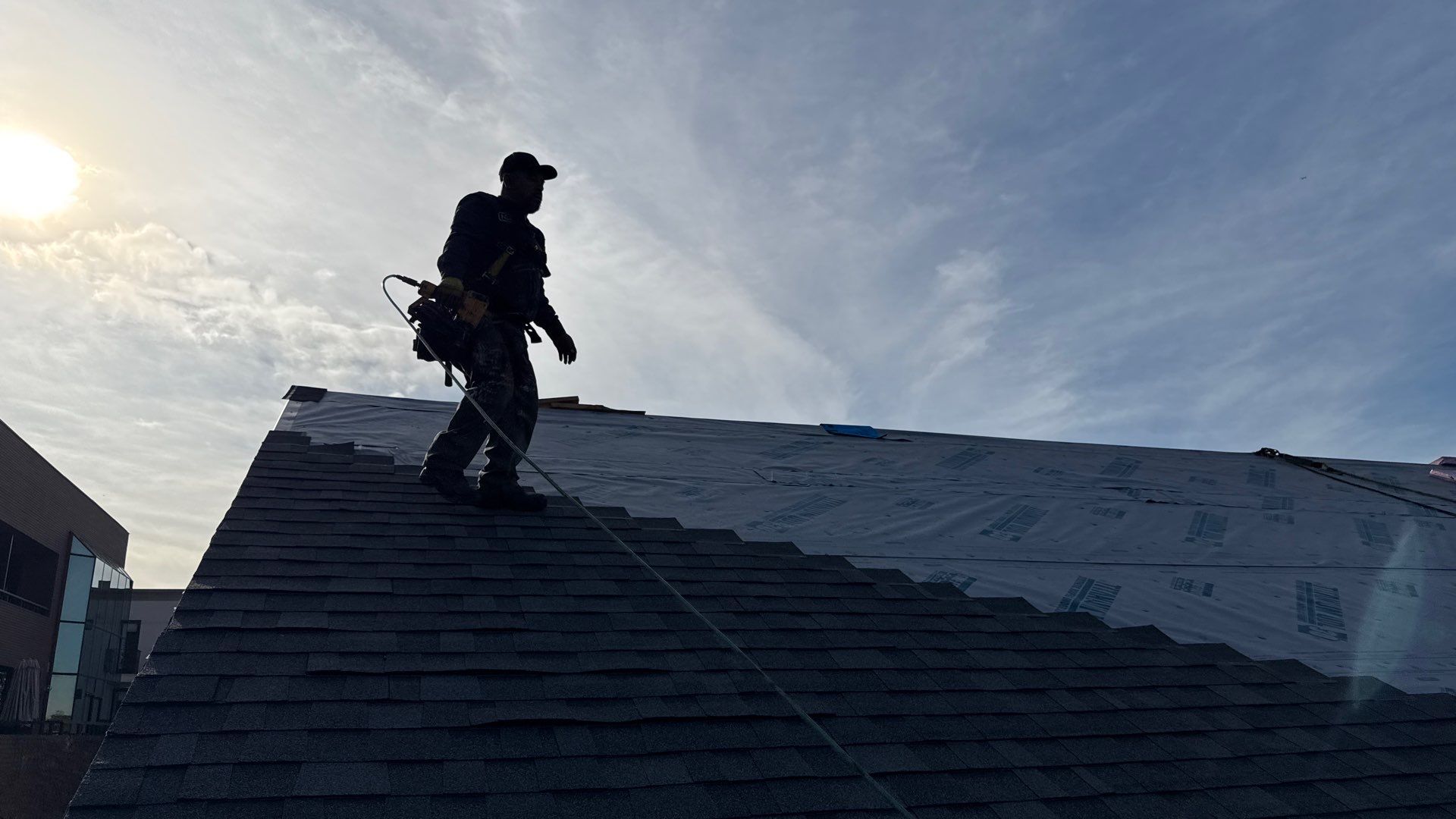 Brentwood Presbyterian Church - New Roof Installation using Owens Corning Duration Cool Shingles by Hull Brothers Roofing