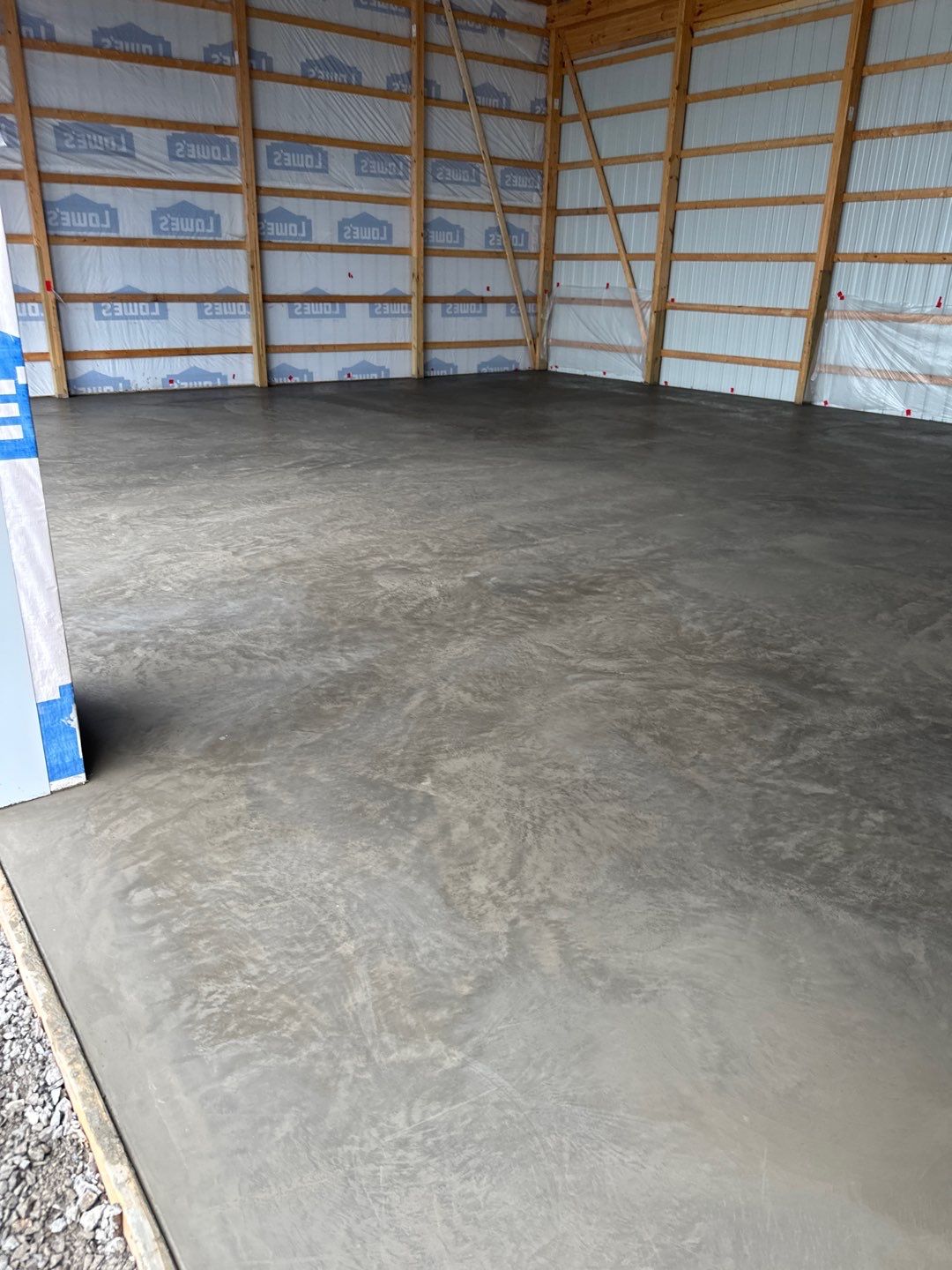 Pole barn floor  by NG Masonry & Construction LLC