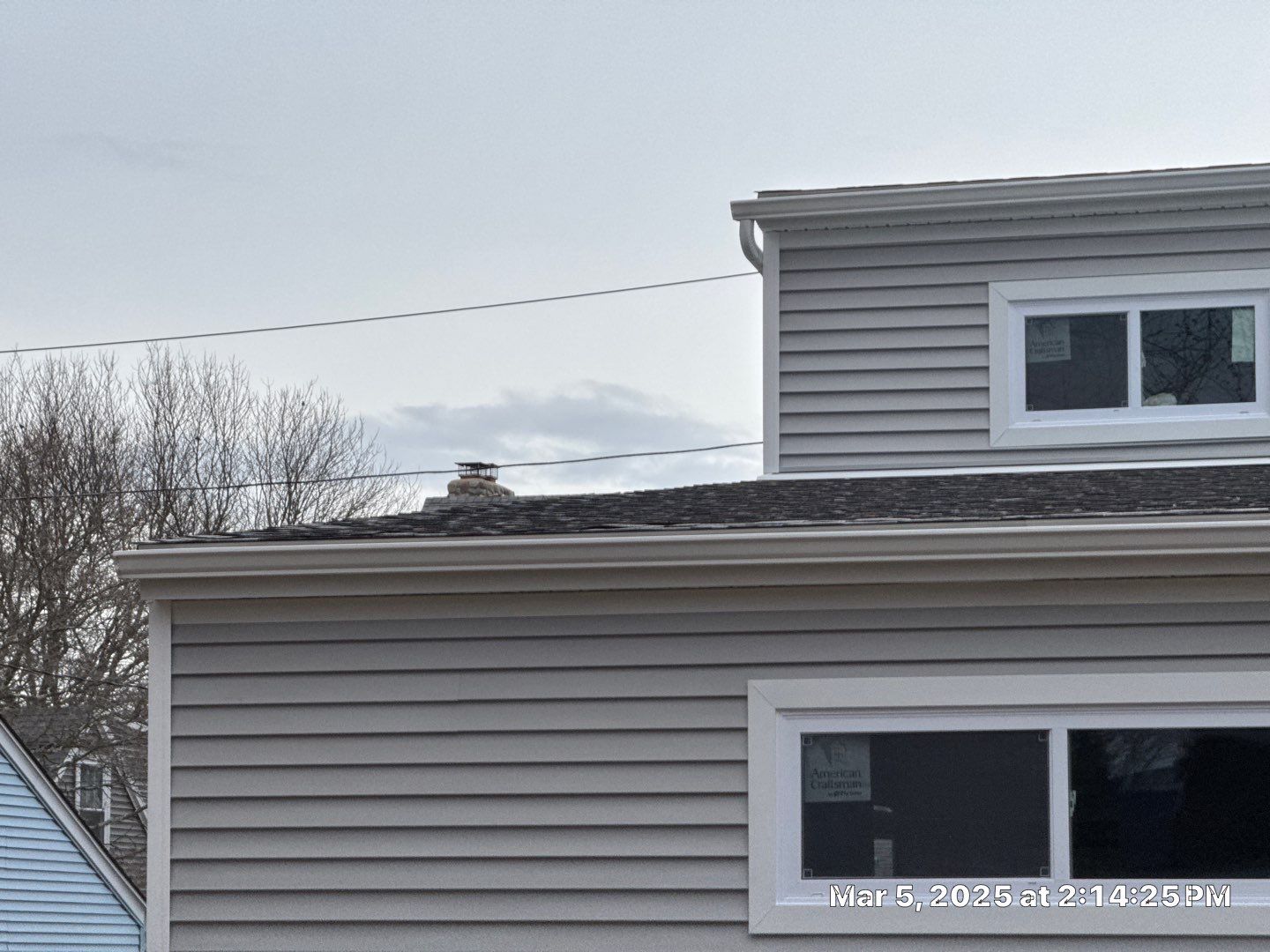 Siding Installation using CertainTeed Monogram Vinyl Siding - D4 - Sterling Gray by A Plus Exterior