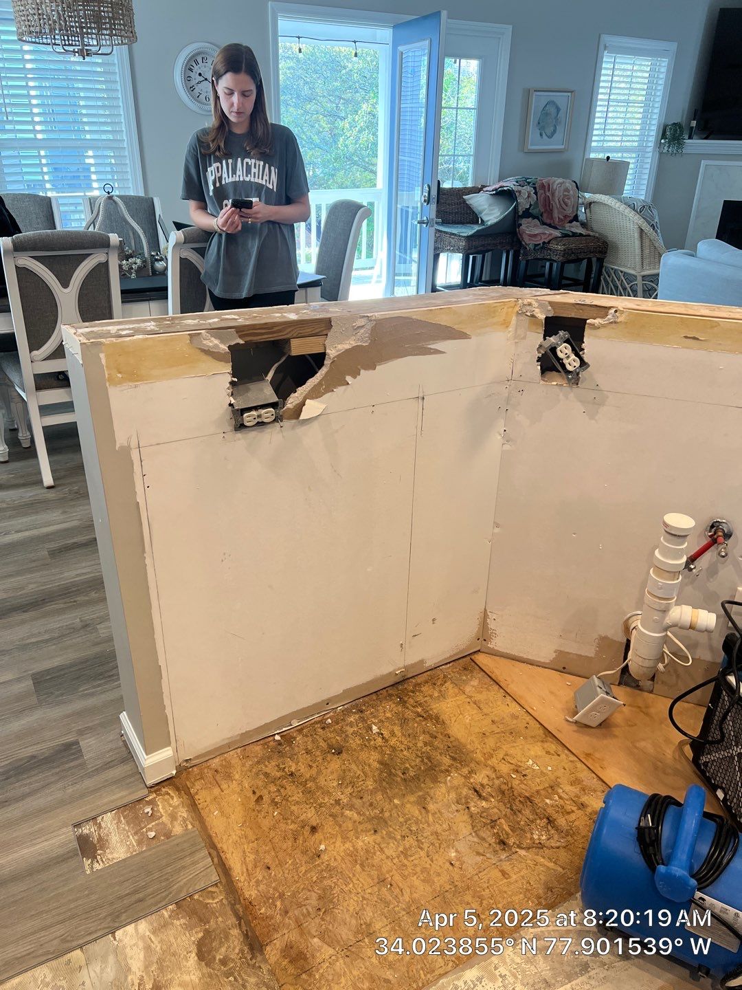 Water Damage Restoration with Mohawk Flooring in Carolina Beach, NC by RGR Construction and Roofing, LLC