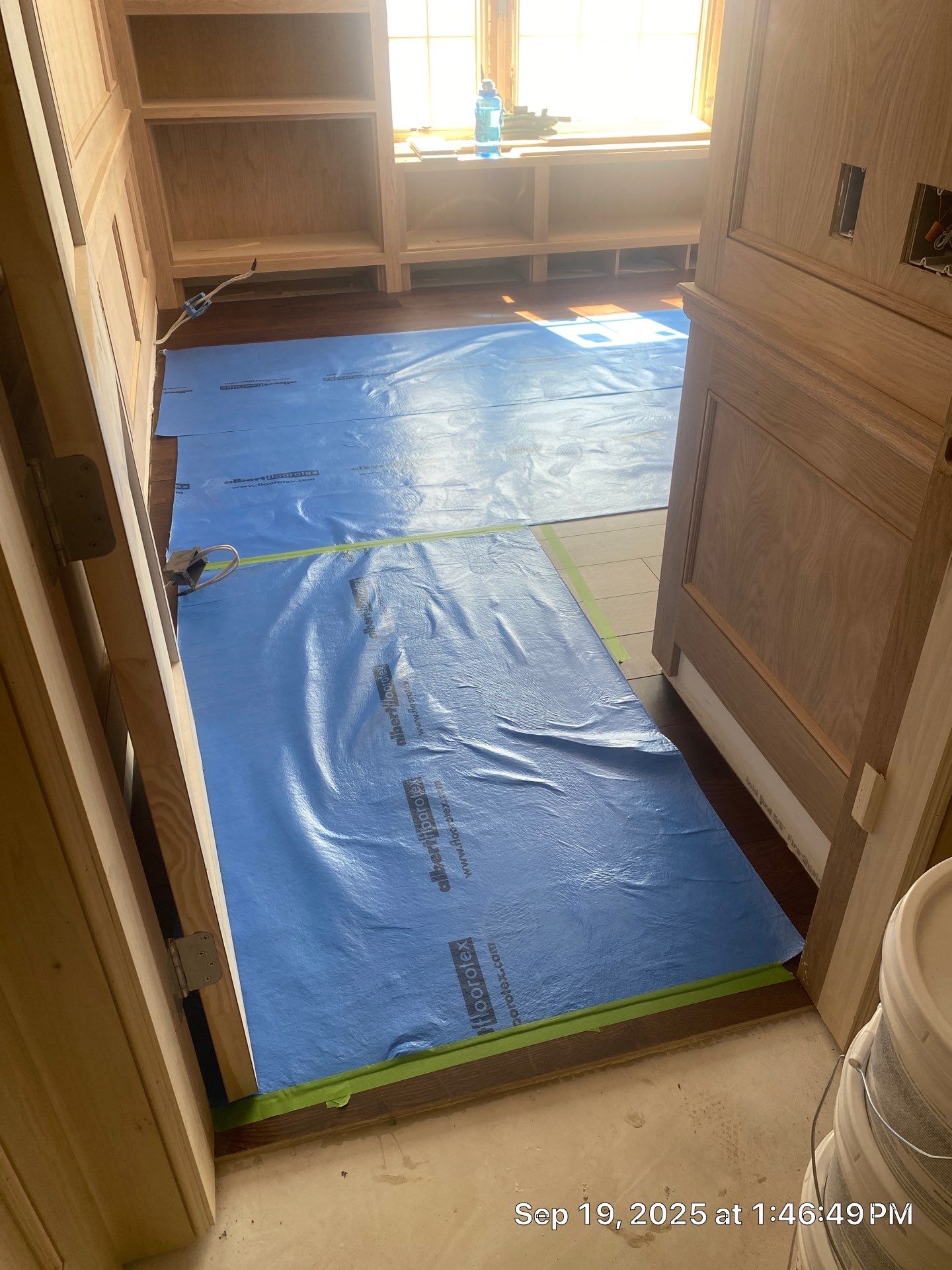 Stunning Ada Brownstone - Custom Staircase, Pattern Floor by RTBaldwin Hardwood Floors