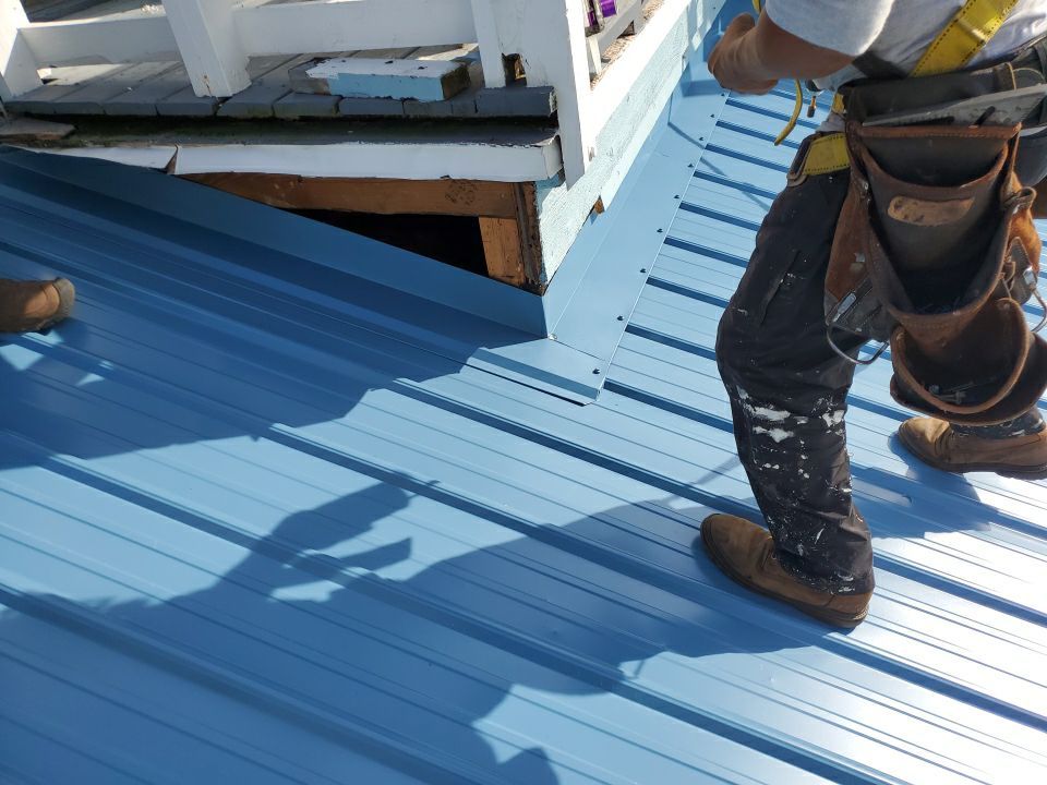 Commercial Roofing Installation using Metal roofing by American Roofing & Construction LLC