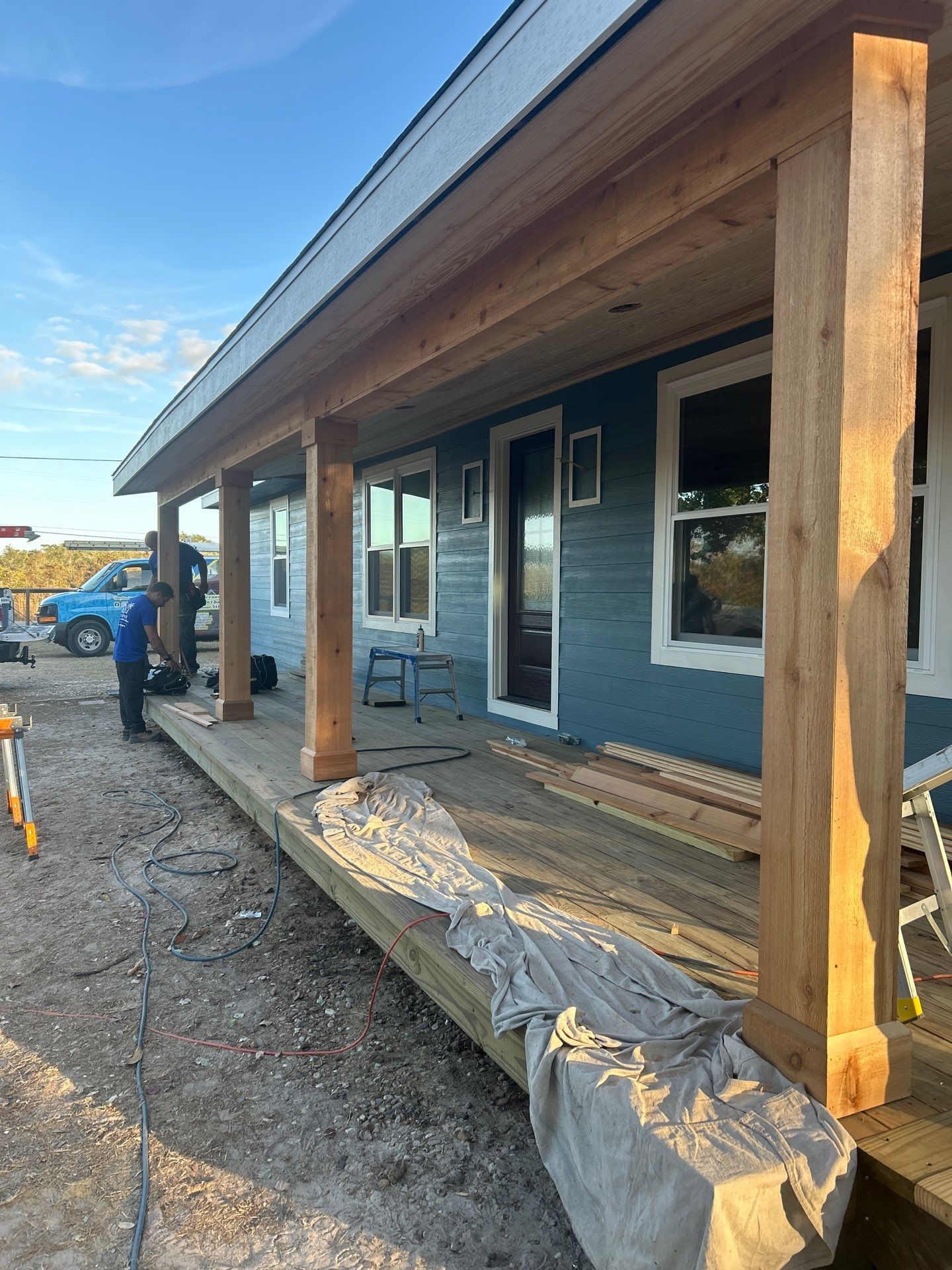 Customized Cabin by Bayfront Roofing and Construction