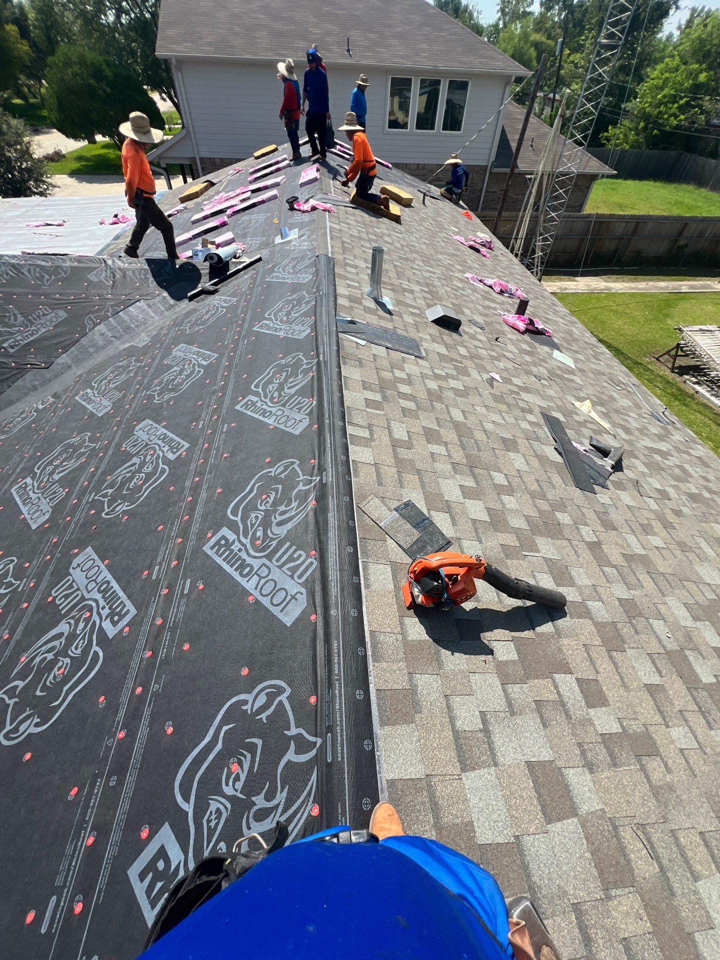 Residential Roofing Installation using Owen's Corning Duration (Lifetime) Shingles by Roof Repair Company