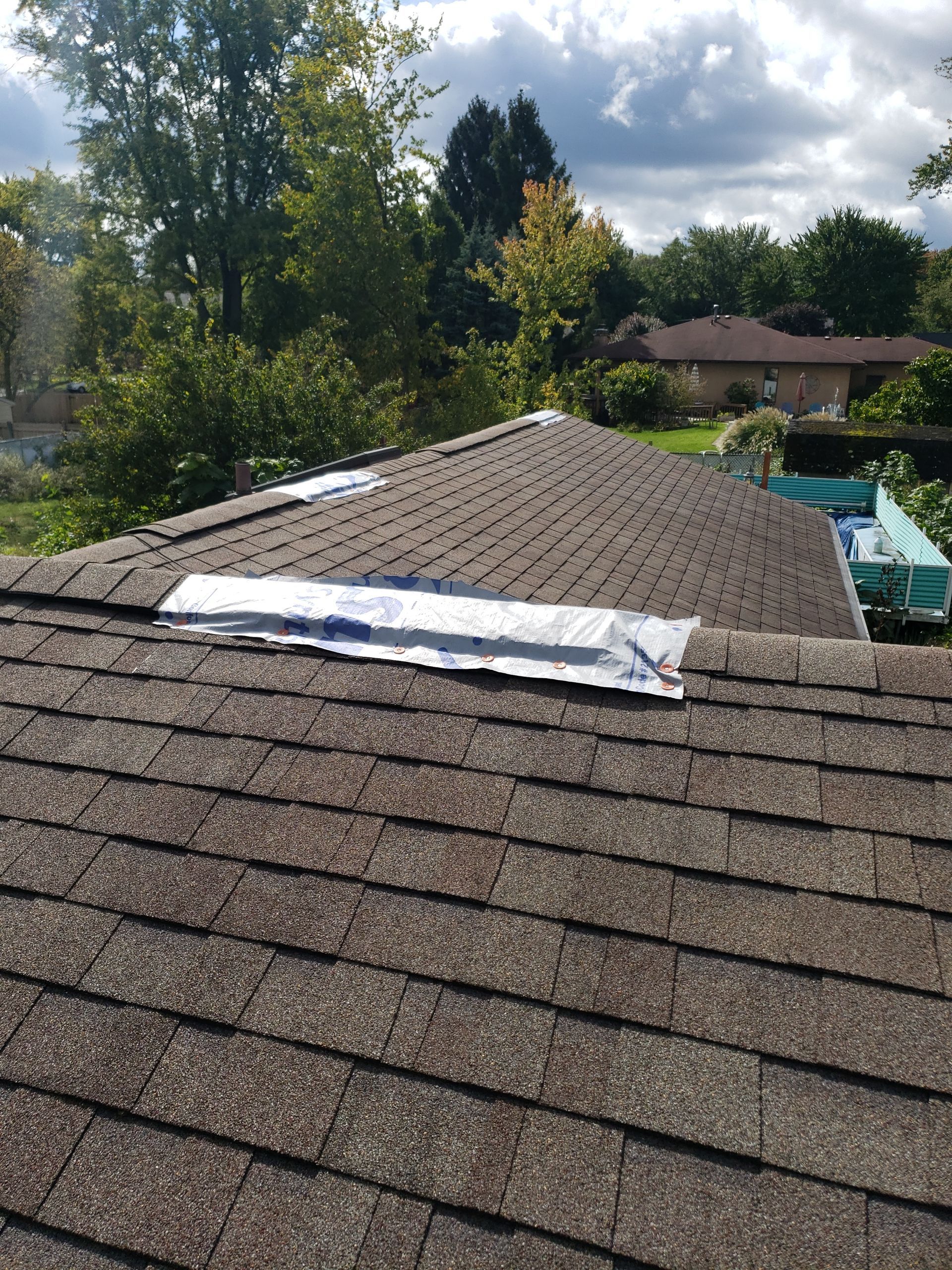 ATLAS PINNACLE COLOR: PRISTINE HEATHER DRIP EDGE: MUSKET BROWN by Eagle Eye Roofing