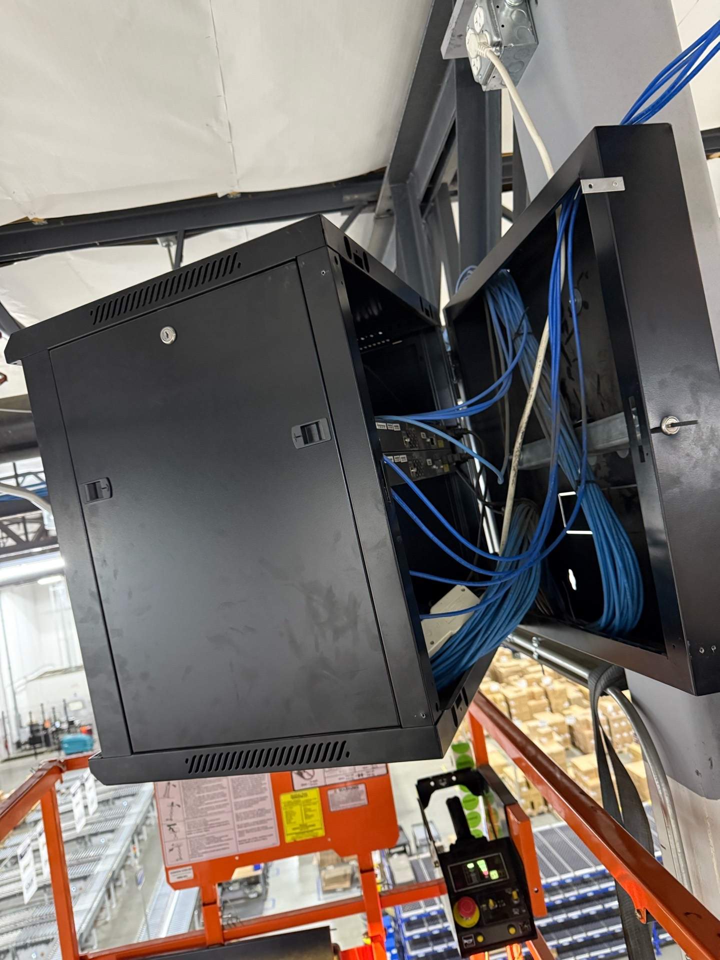 IDF Cabinet Replacement Project – Warehouse Storage & Packing Facility, Perris, CA by Ring and Ping Inc.