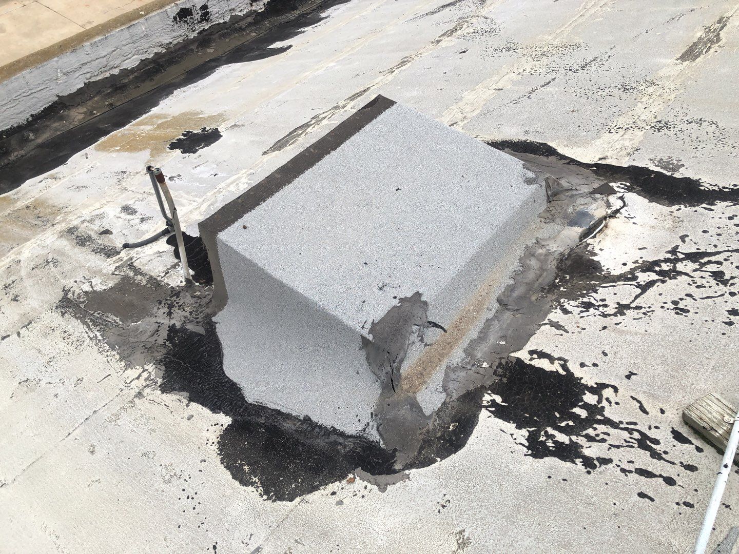 Spray foam and coatings using Conklin Benchmark/PUMA XL coatings and spray foam by Straight Edge Roofing Inc