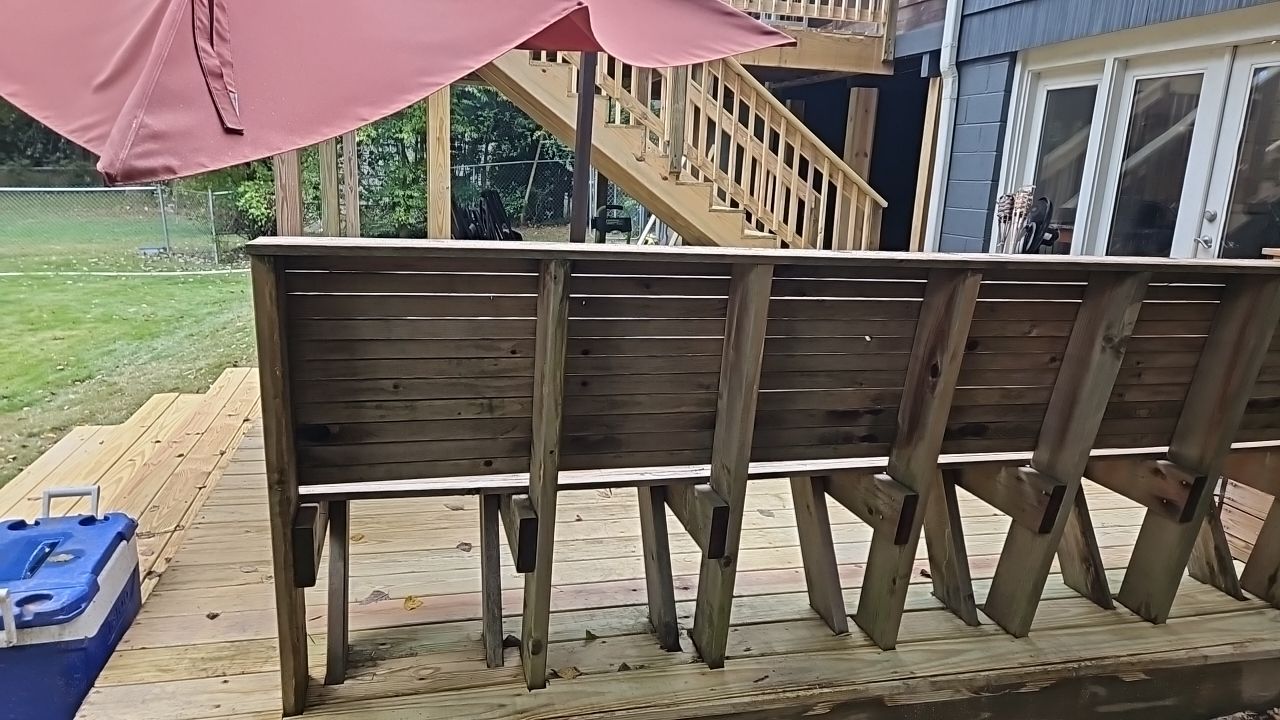 Windsor Blvd - Deck Installation by Pillar and Pine