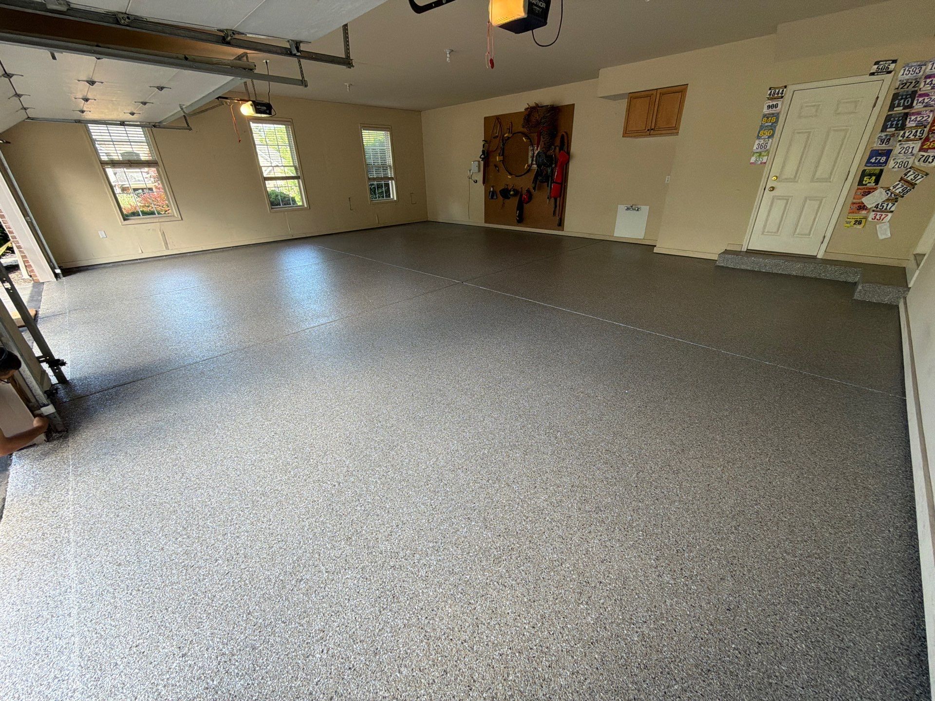 Vintage Shalestone Garage Coating by NG Masonry & Construction LLC