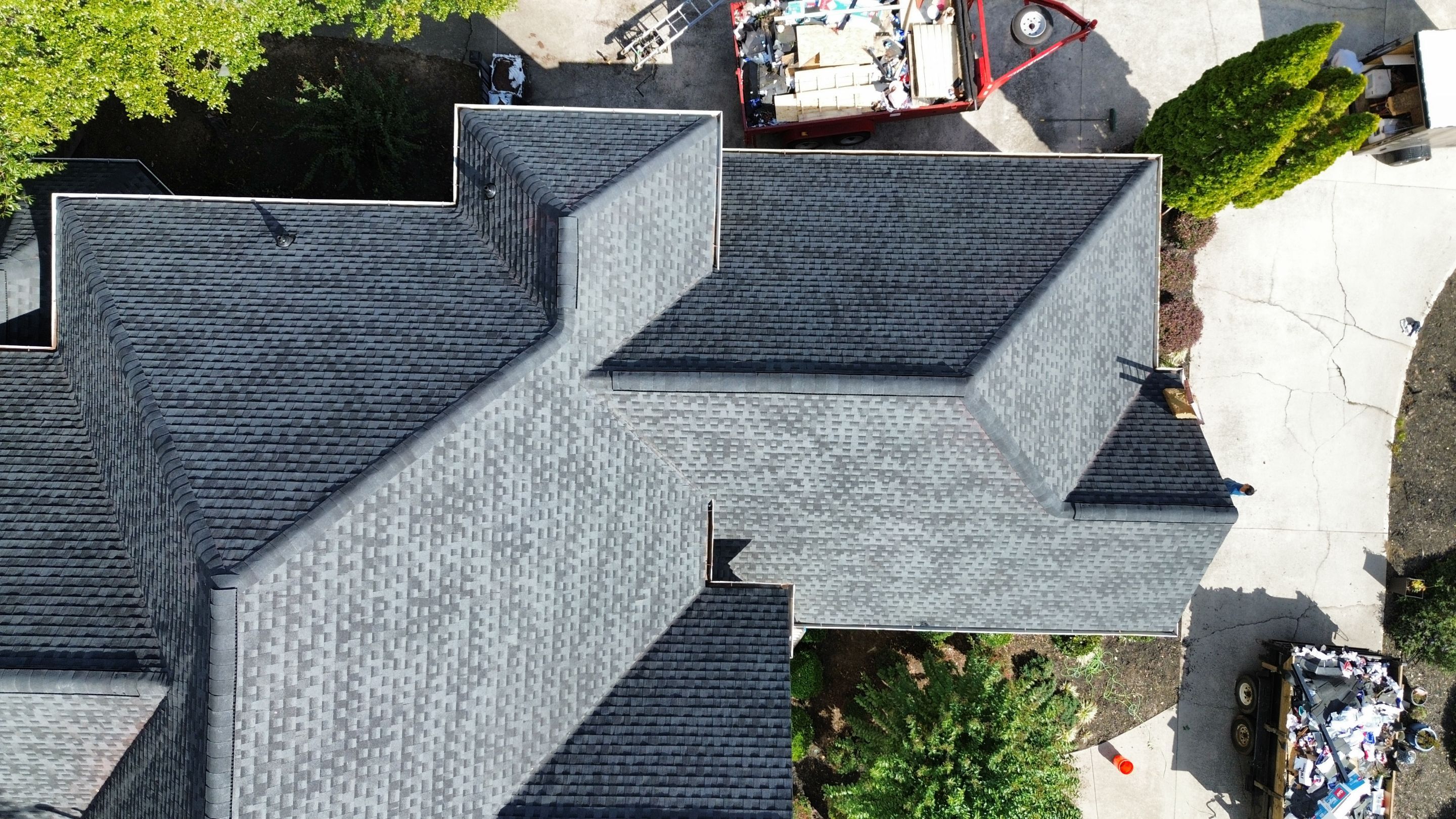 Cumming, GA Roof Replacement GAF Timberline HDZ Charcoal by Reset Roofing