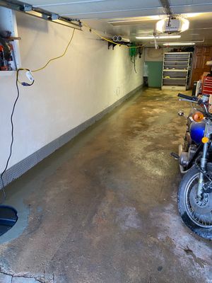 Interior French Drain Job in Bayonne, NJ