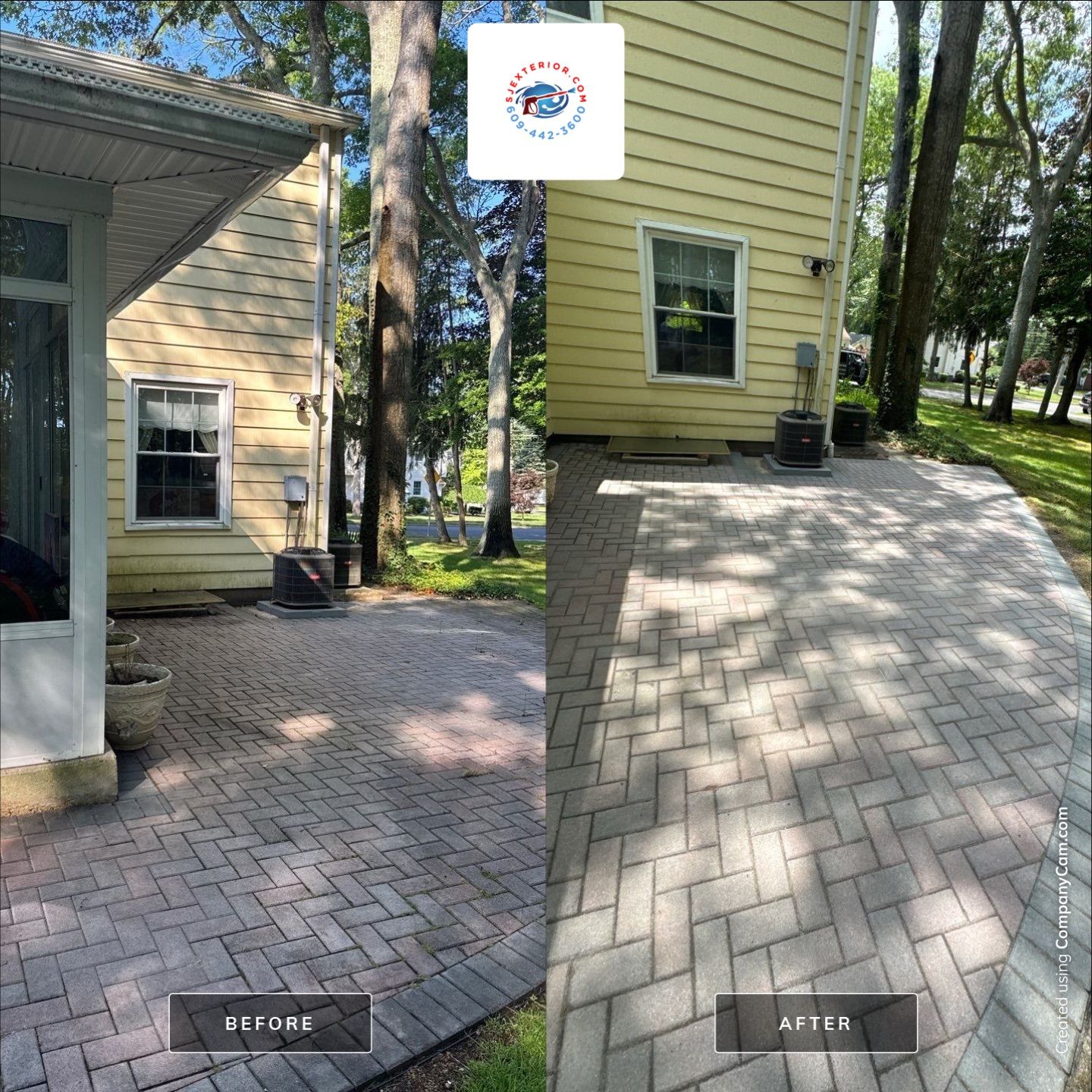 Paver Cleaning $ Re-sanded by SJ Exterior