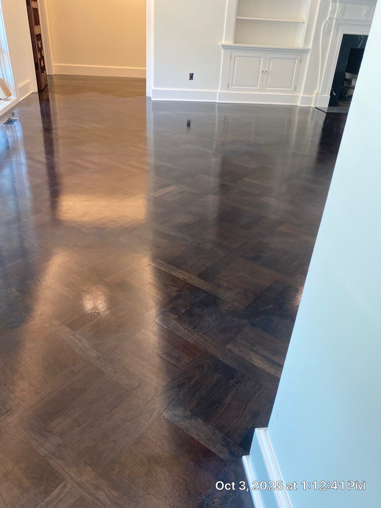 BEAUTIFUL PATTERN FLOORING handcrafted and installed in East Grand Rapids! by RTBaldwin Hardwood Floors