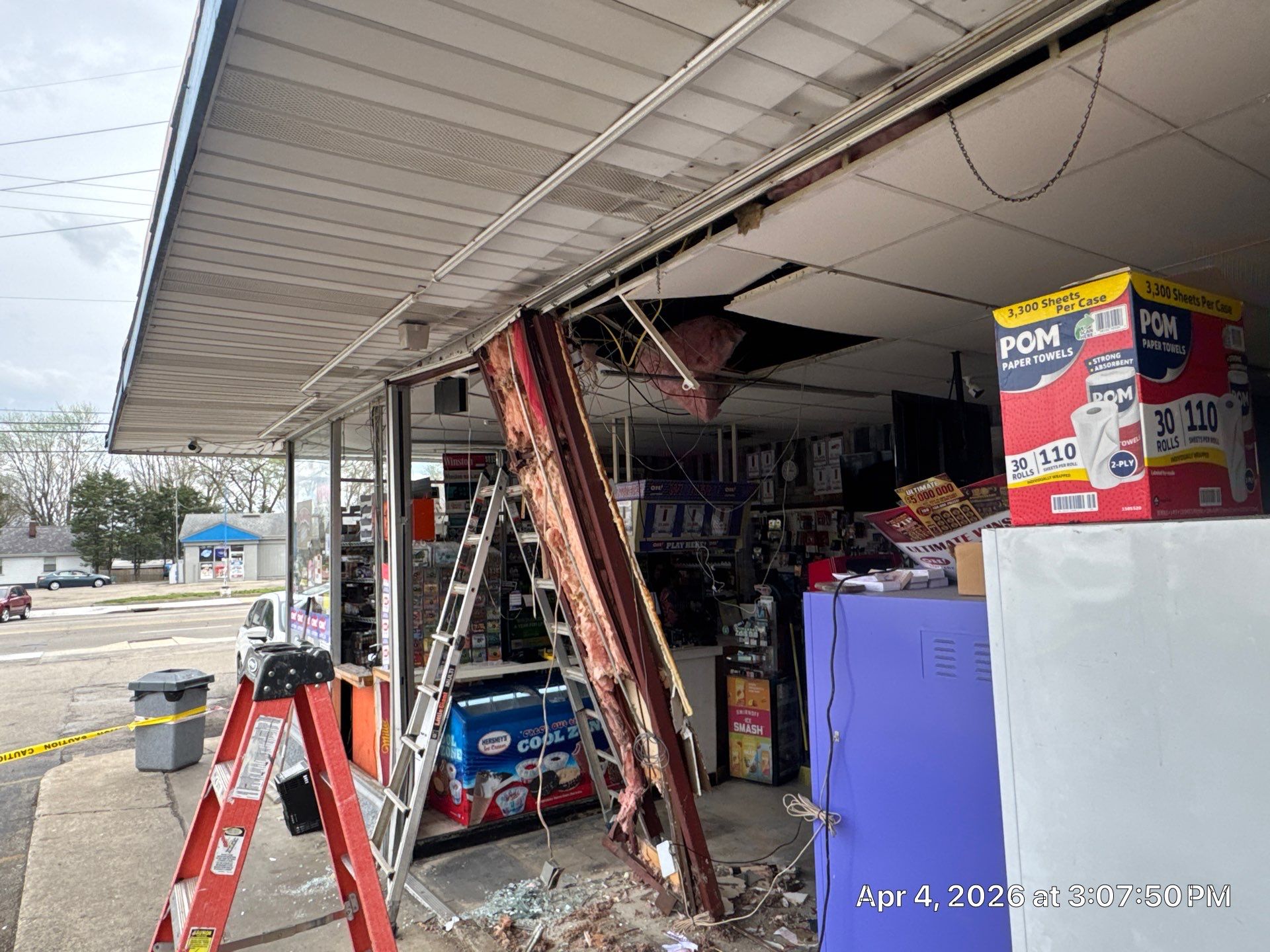 U-Haul crashed into a local Dayton convenience store. by XPRO ELITE LLC