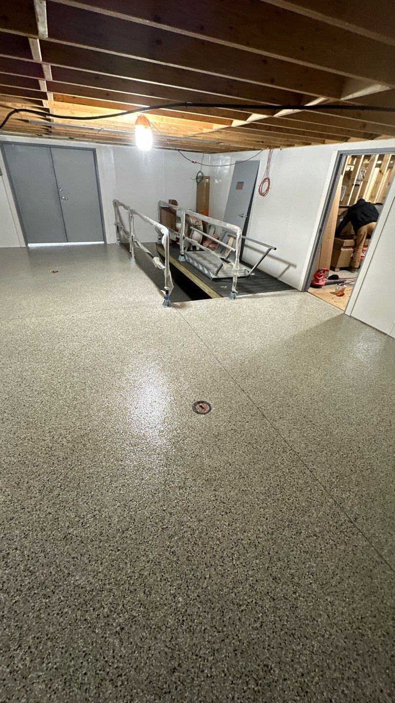 Mechanical Room Project in Pittsburgh by Floors in a Day, Inc