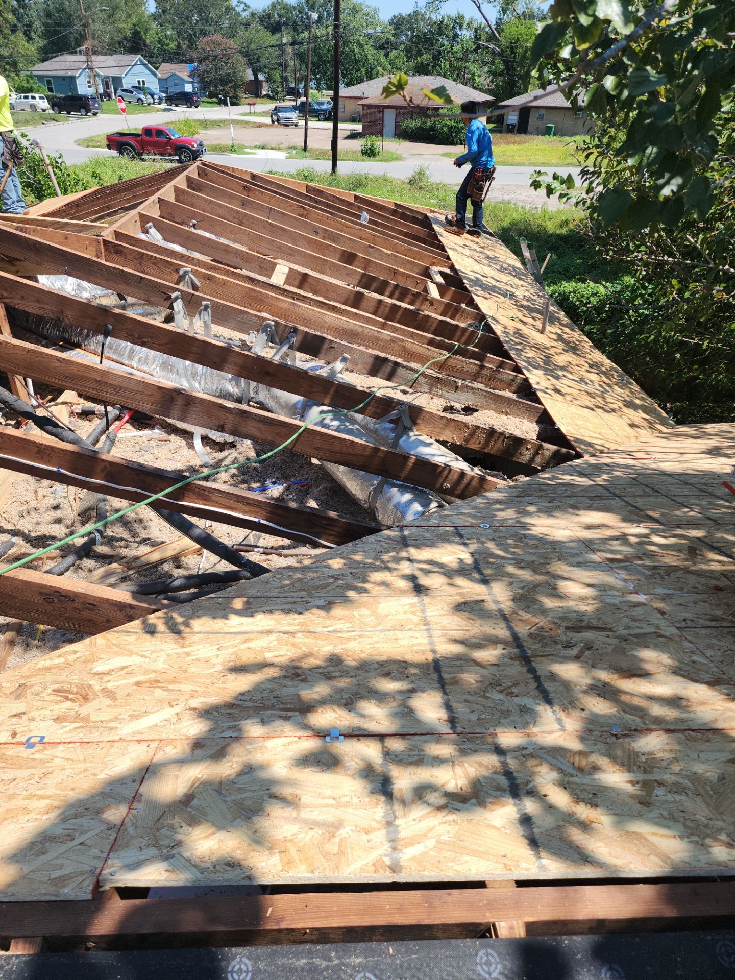 Residential Roofing Installation using Owen's Corning Duration (Lifetime) Shingles by Roof Repair Company