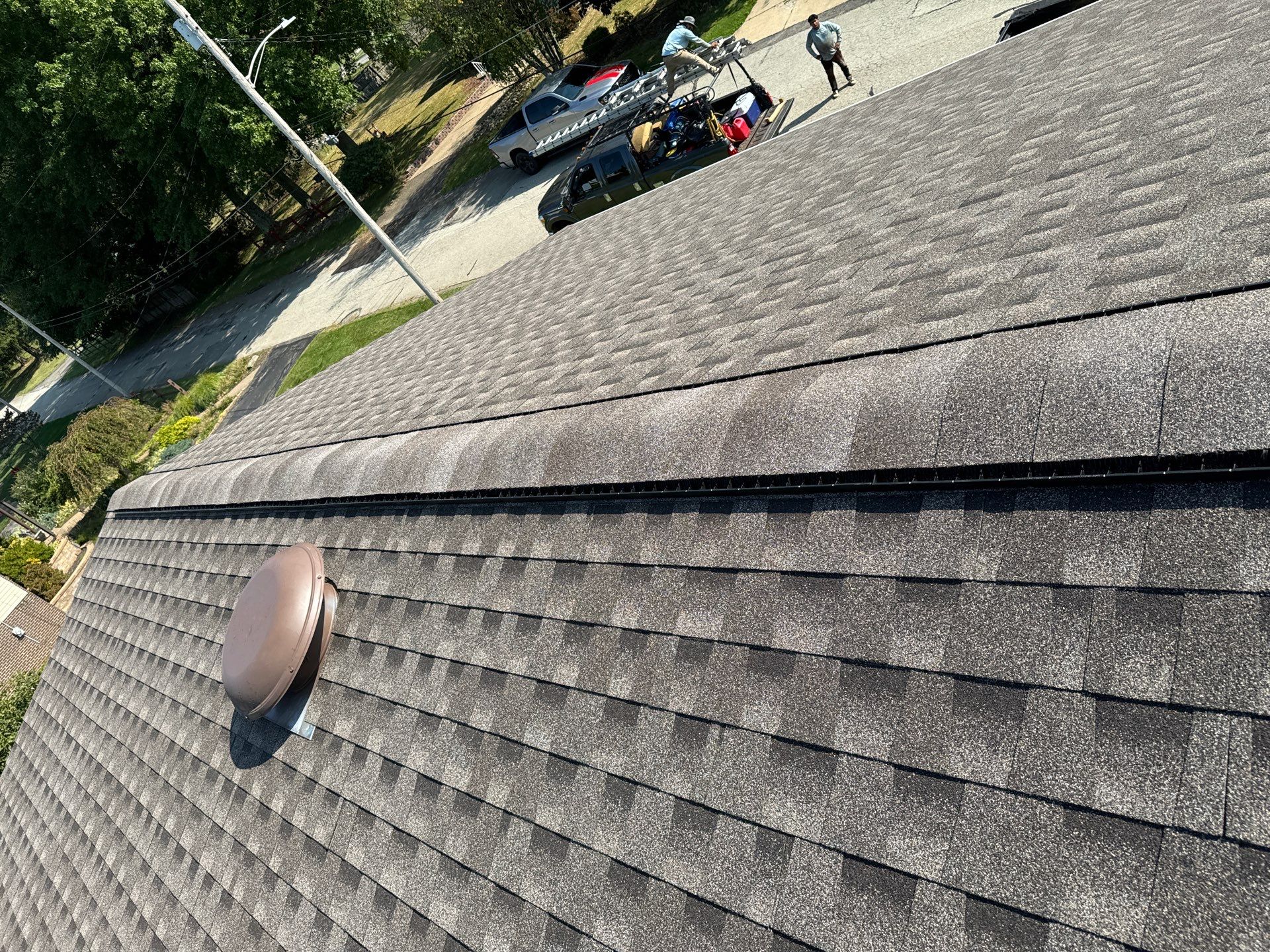 Residential Roofing Installation using GAF HDZ SHINGLES by La Bendicion Contruction Llc