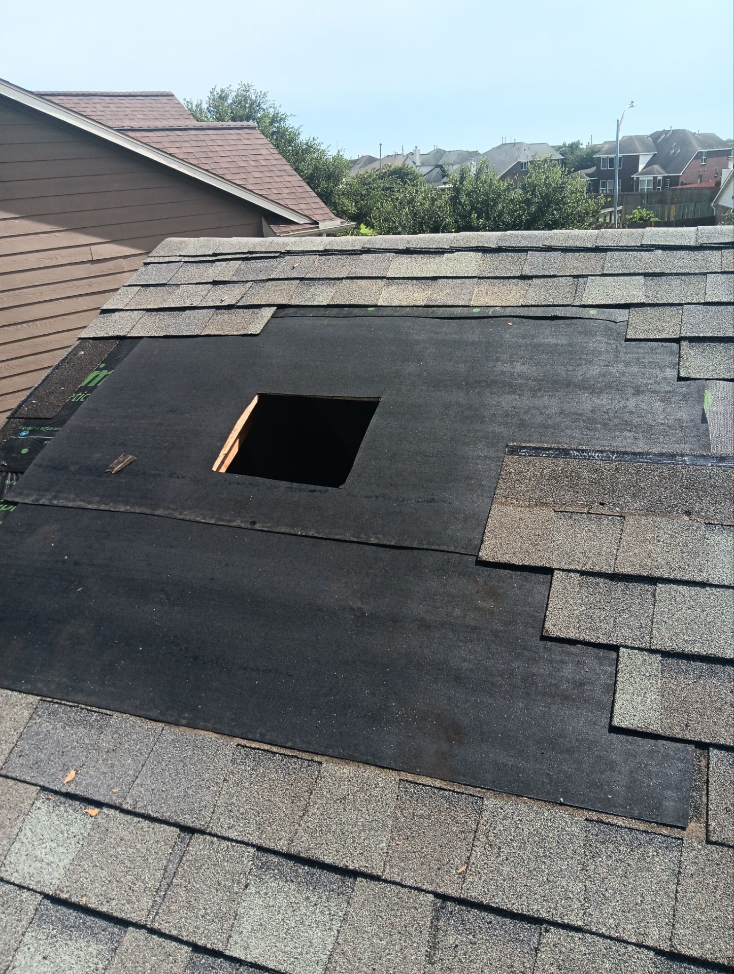 Hail Damage using Owen's Corning Duration (Lifetime) Shingles by Roof Repair Company